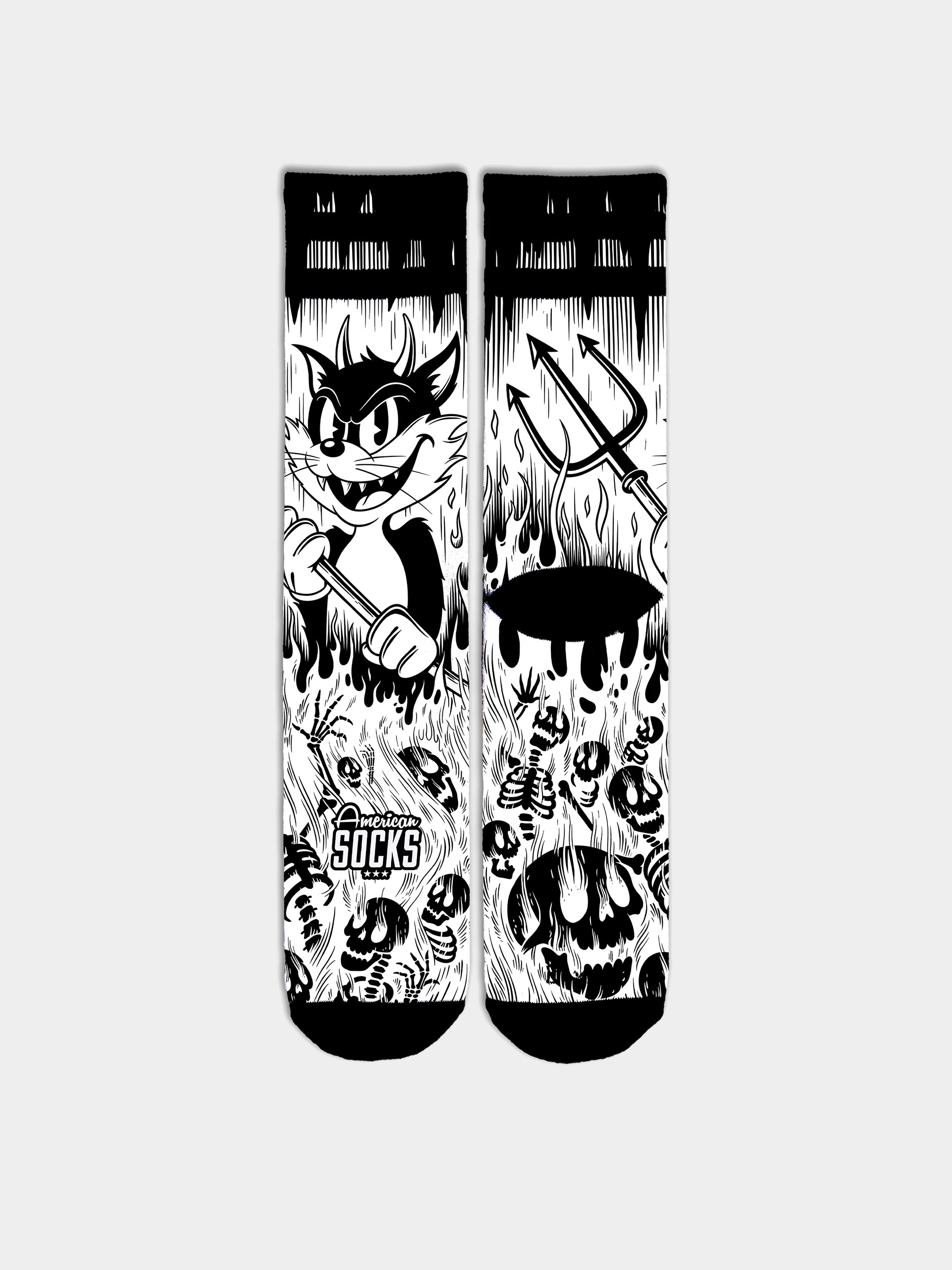 Ponožky American Socks Evil Cat