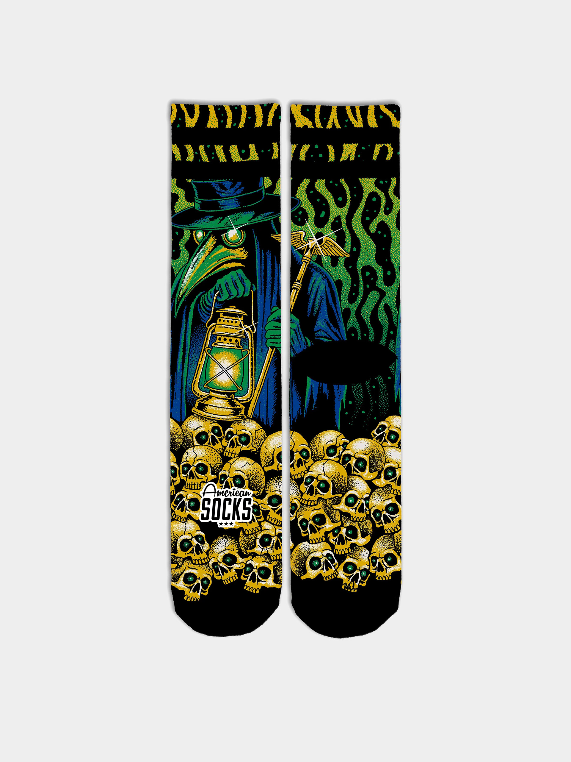 Ponožky American Socks Black Plague