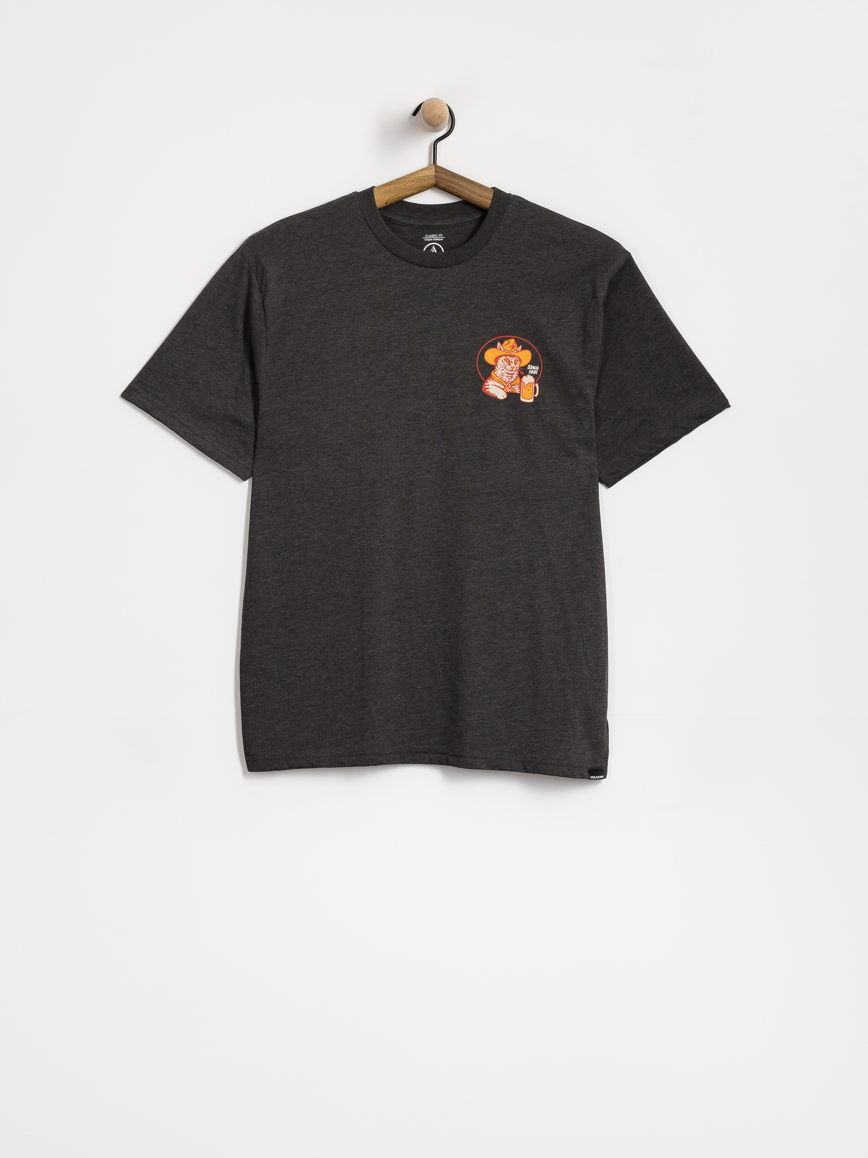 Tričko Volcom Meowdy Hth (heather black)