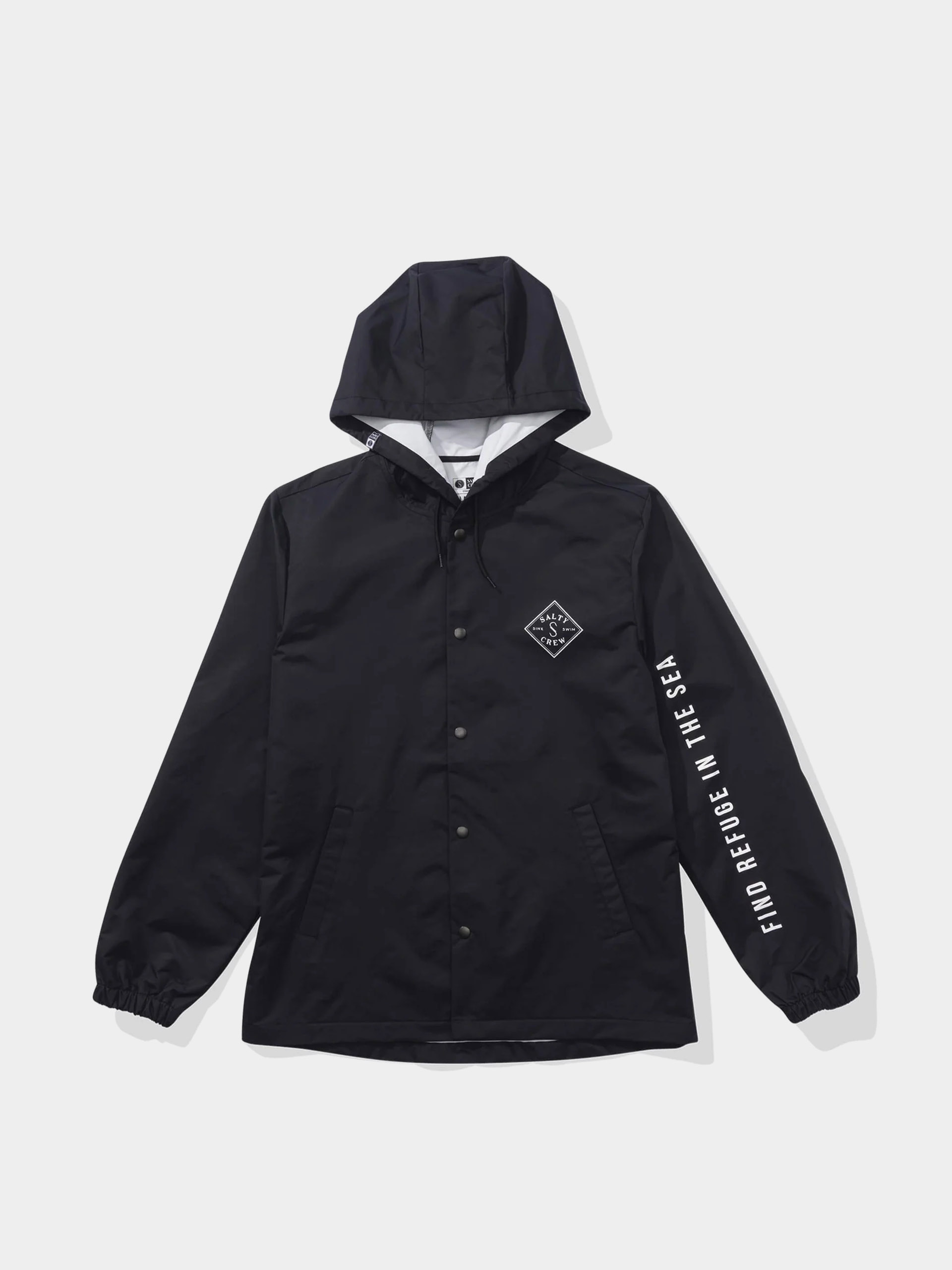Bunda Salty Crew Tippet Snap (black)