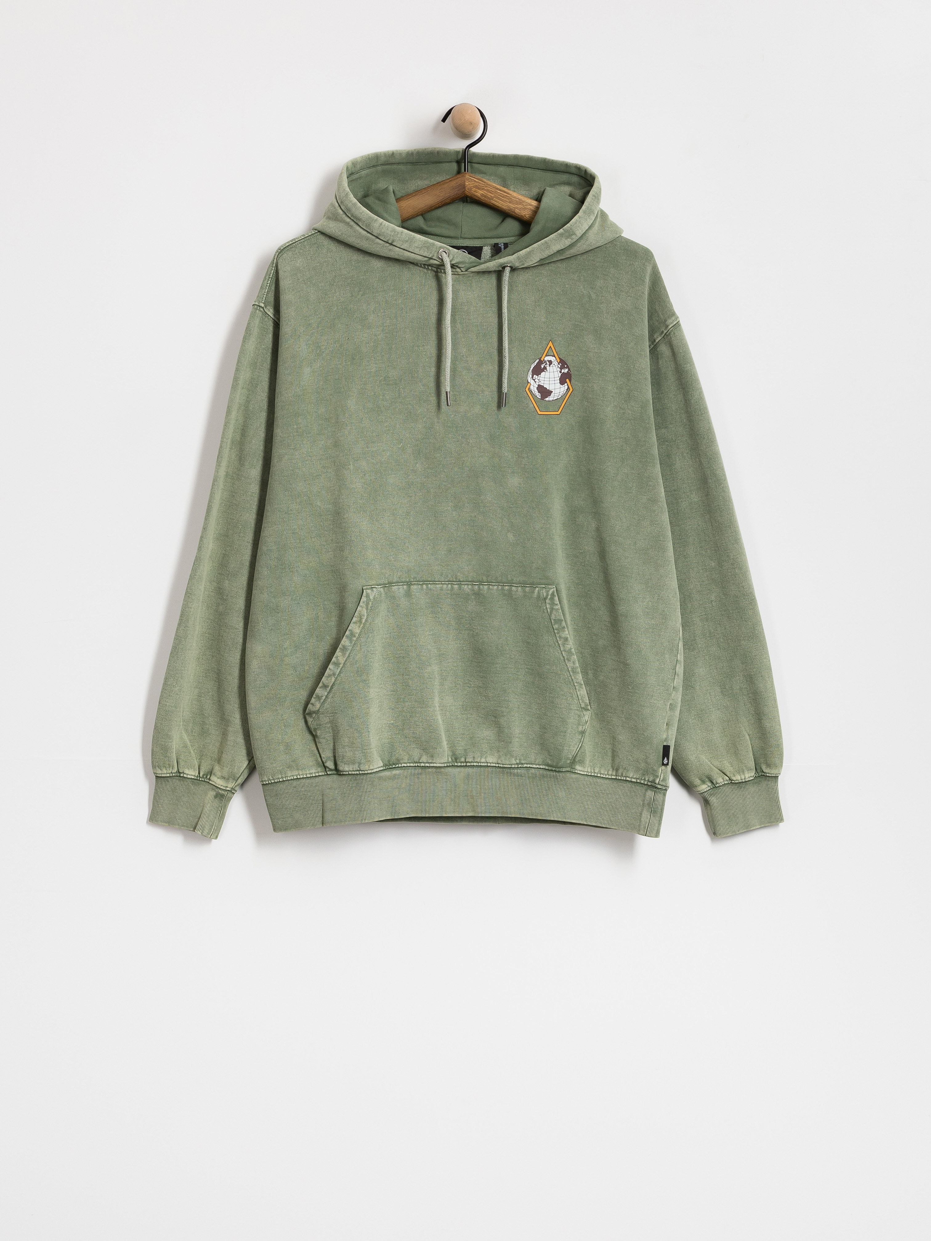 Mikina s kapucí Volcom Earth Tripper HD (brolive)