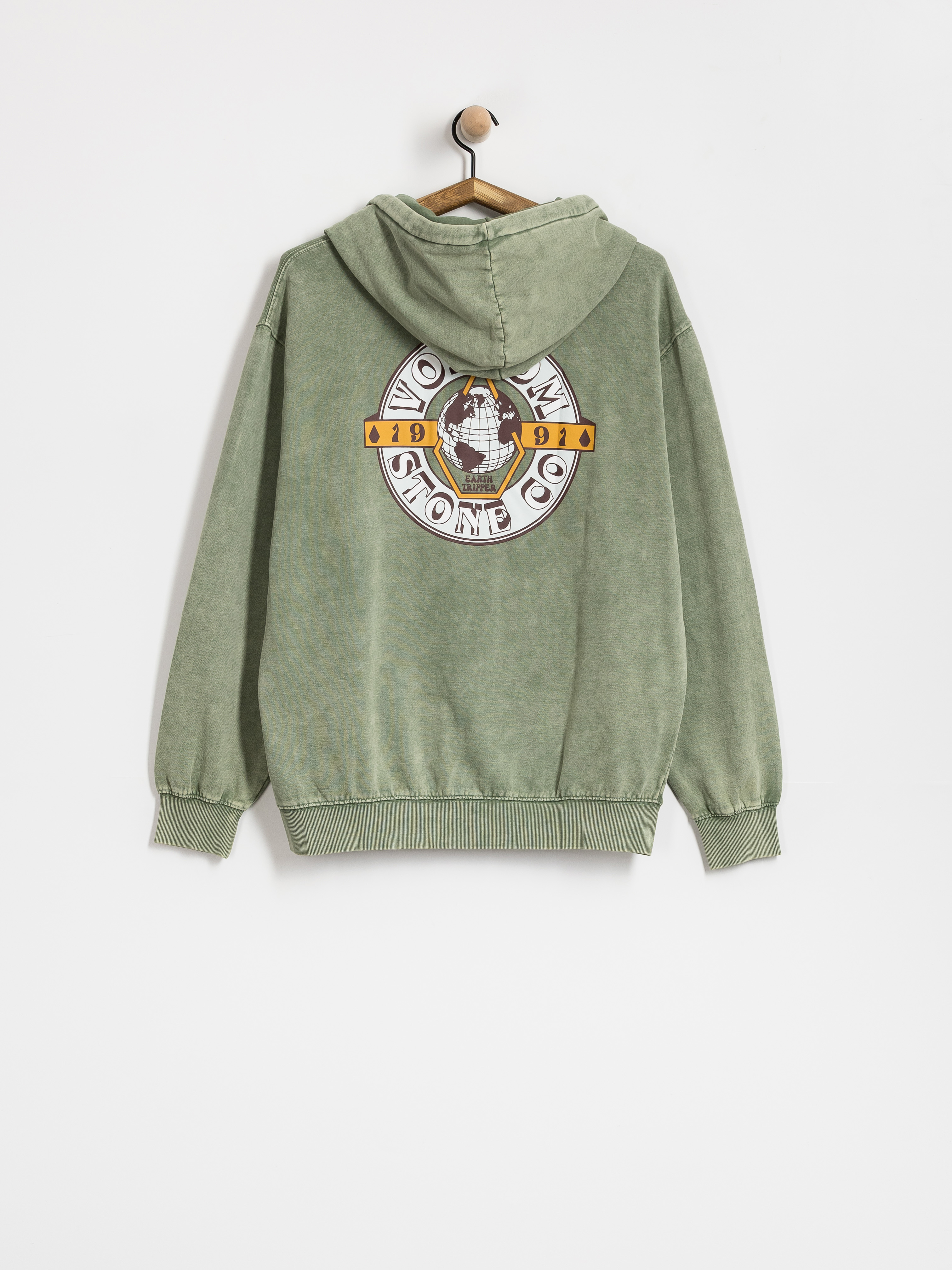 Mikina s kapucu00ed Volcom Earth Tripper HD (brolive)