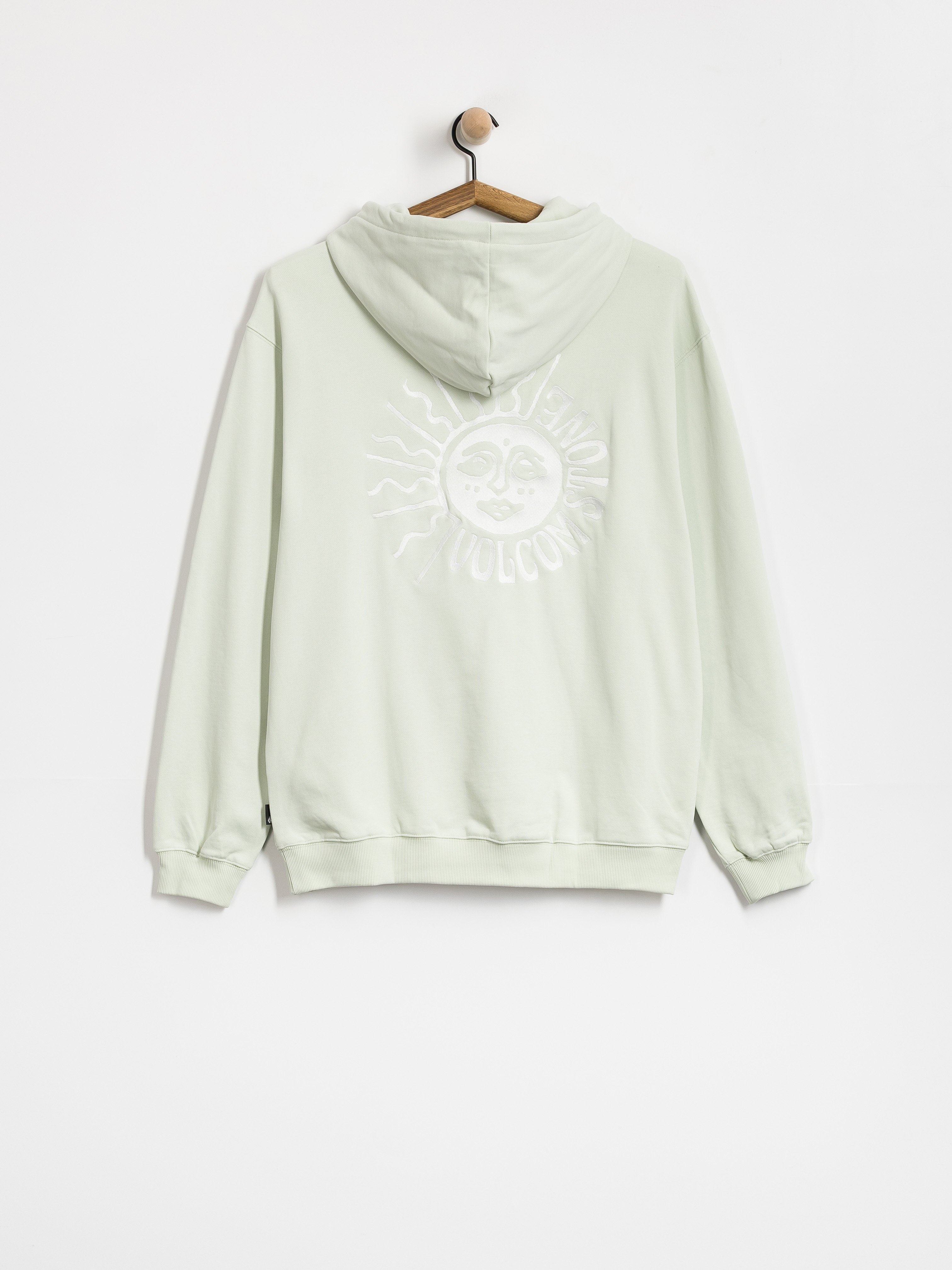 Mikina s kapucí Volcom Handerry HD (pale aqua)