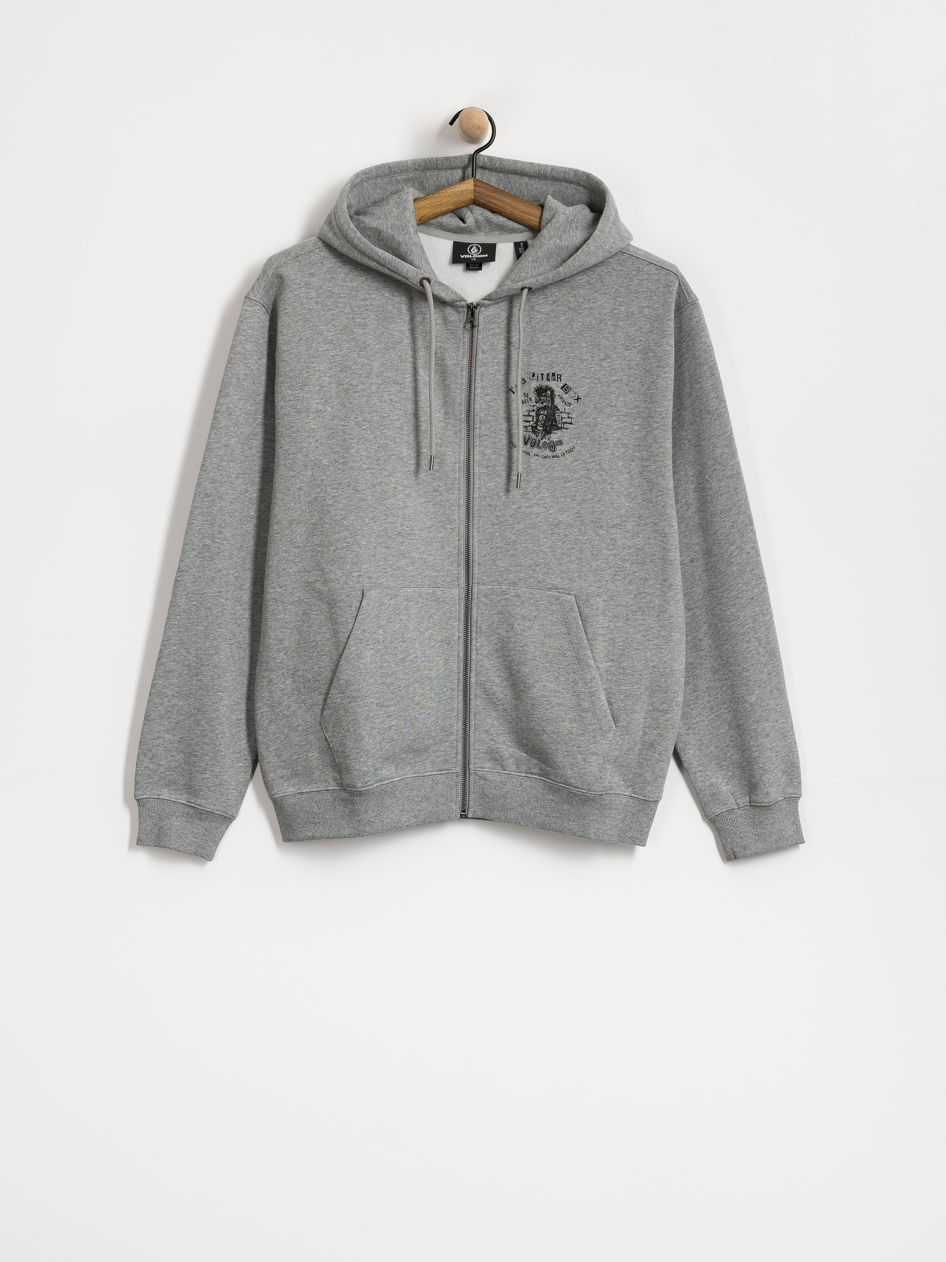 Mikina Volcom Catastrophy ZIP (heather grey)