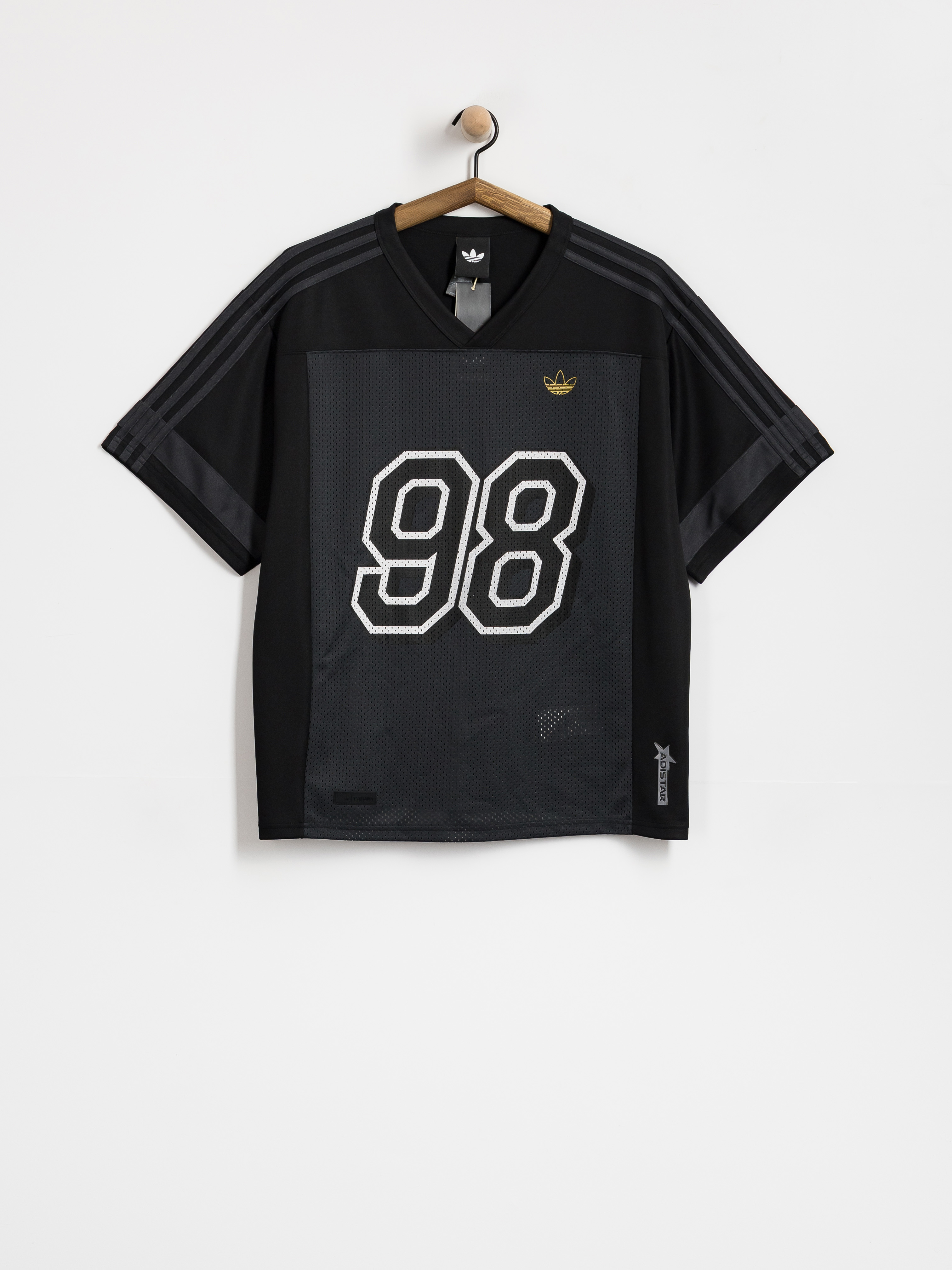 Tričko adidas Tyshawn Jrsy (black/ironmt/carbon)