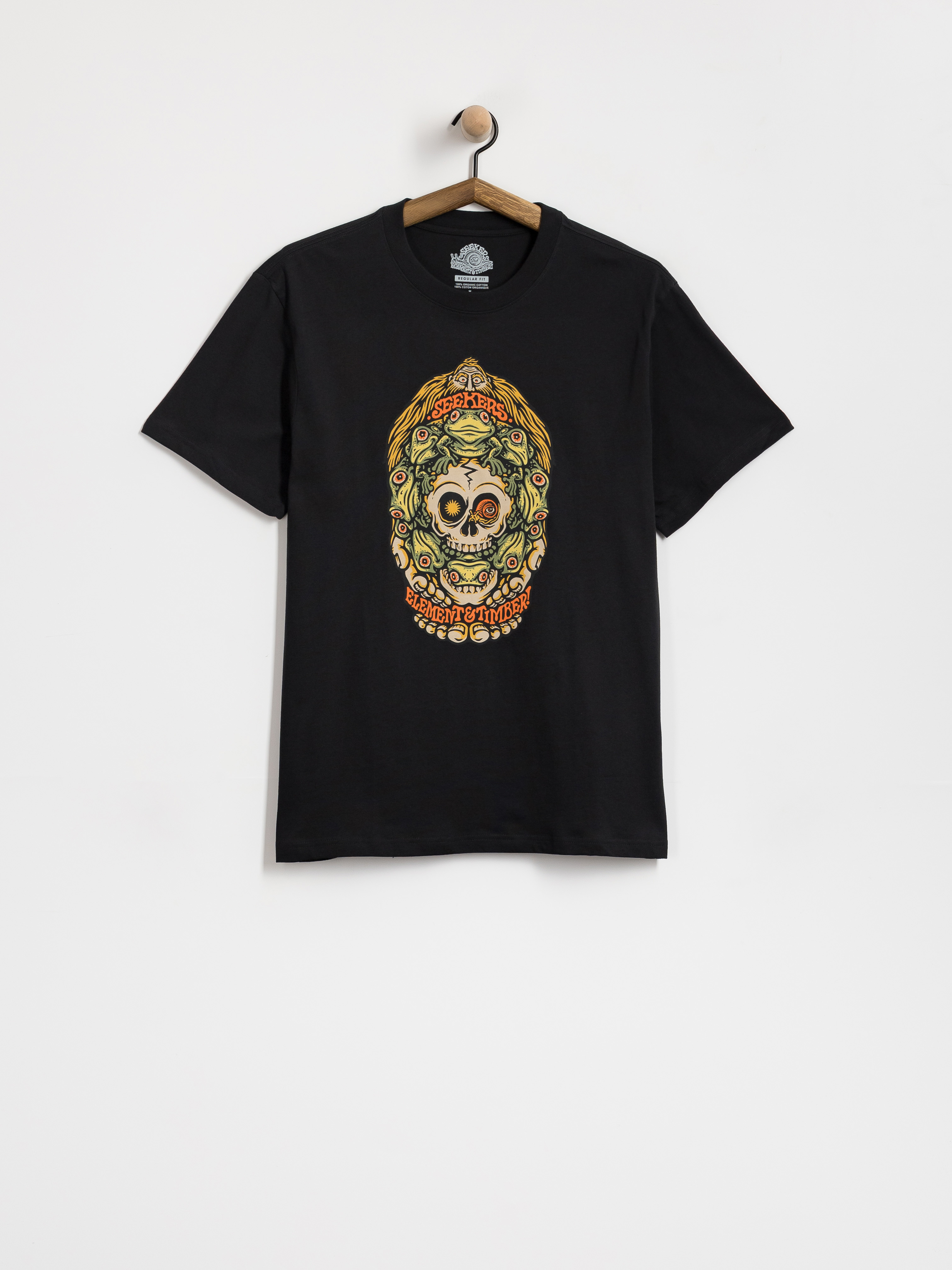 Tričko Element Timber Orbit (off black)