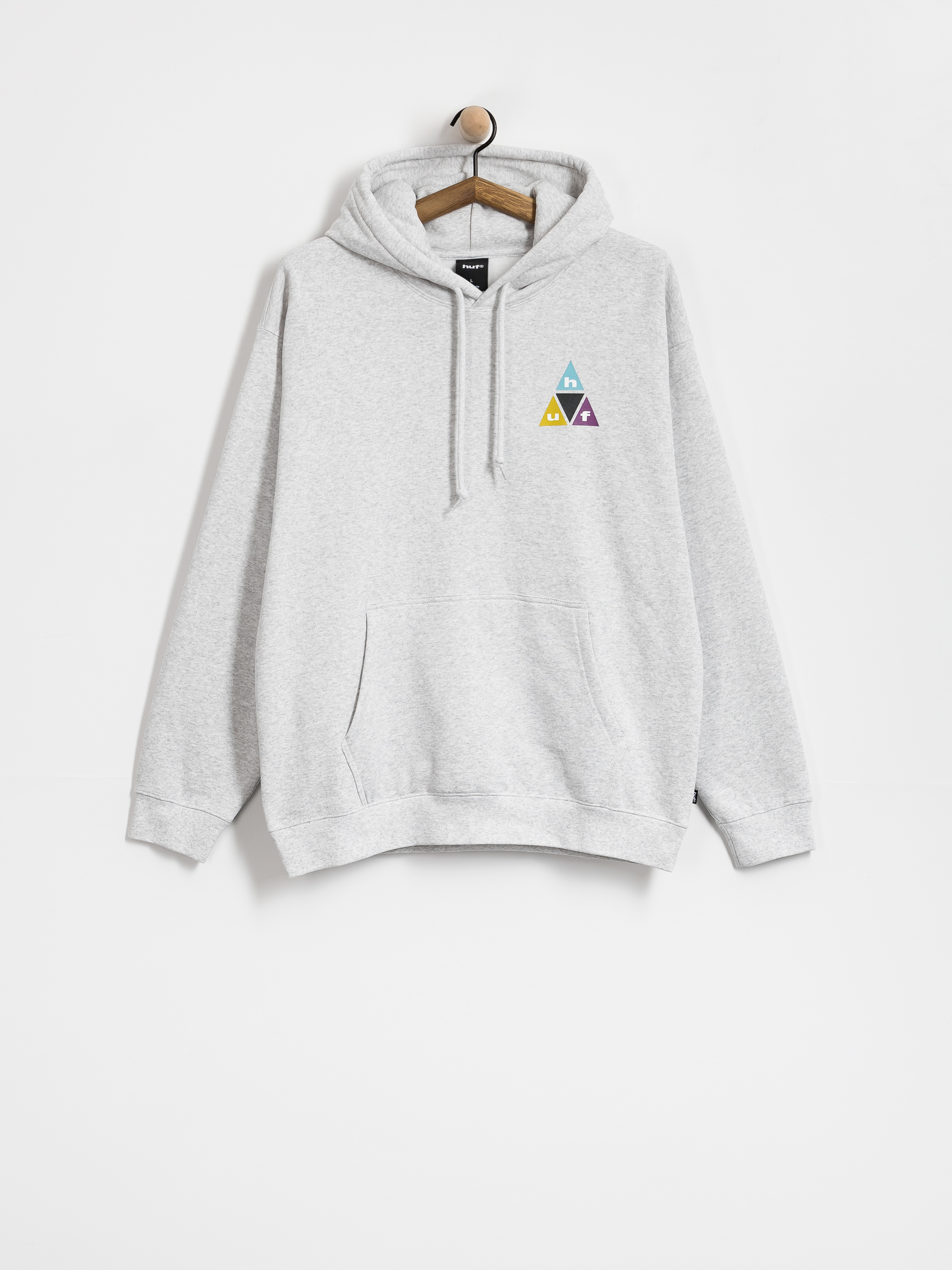 Mikina s kapucí HUF Prism Tt HD (heather grey)