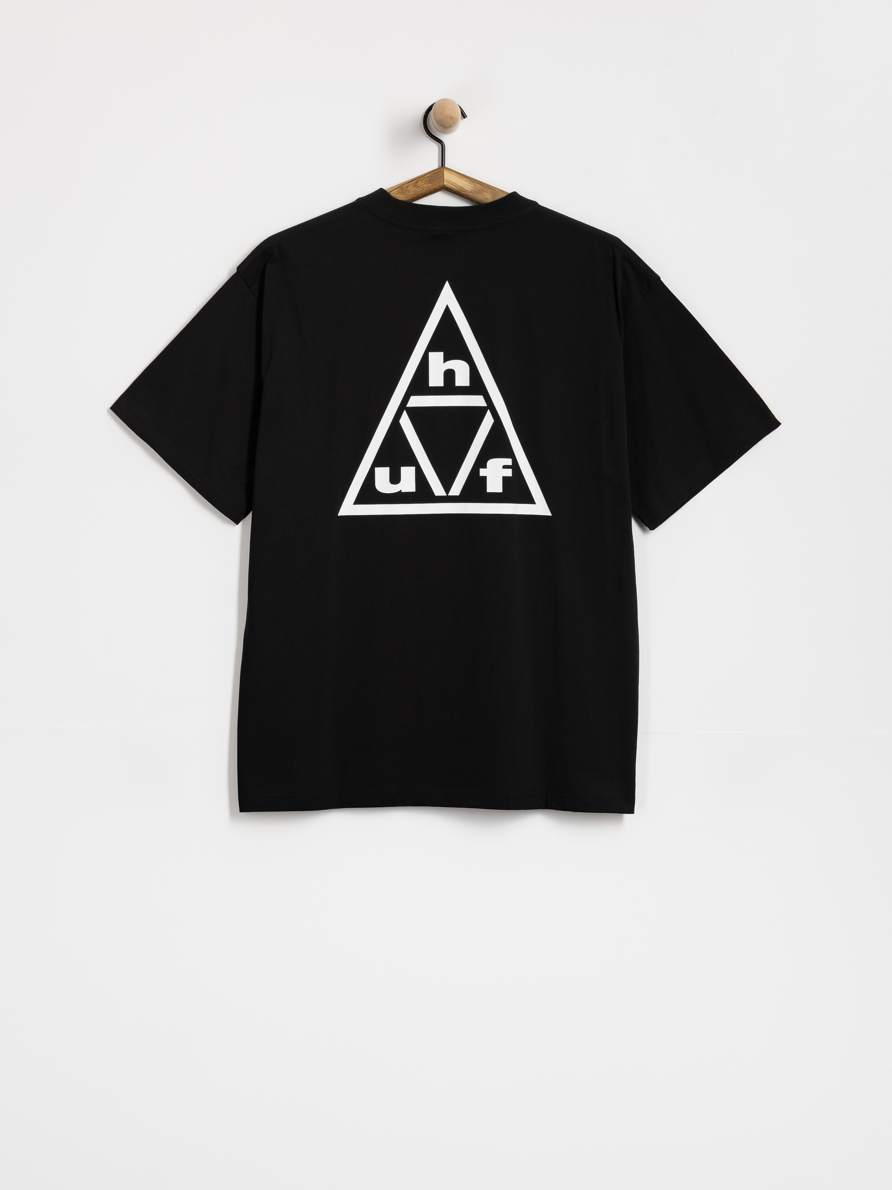 Tričko HUF Triple Triangle (black/white)