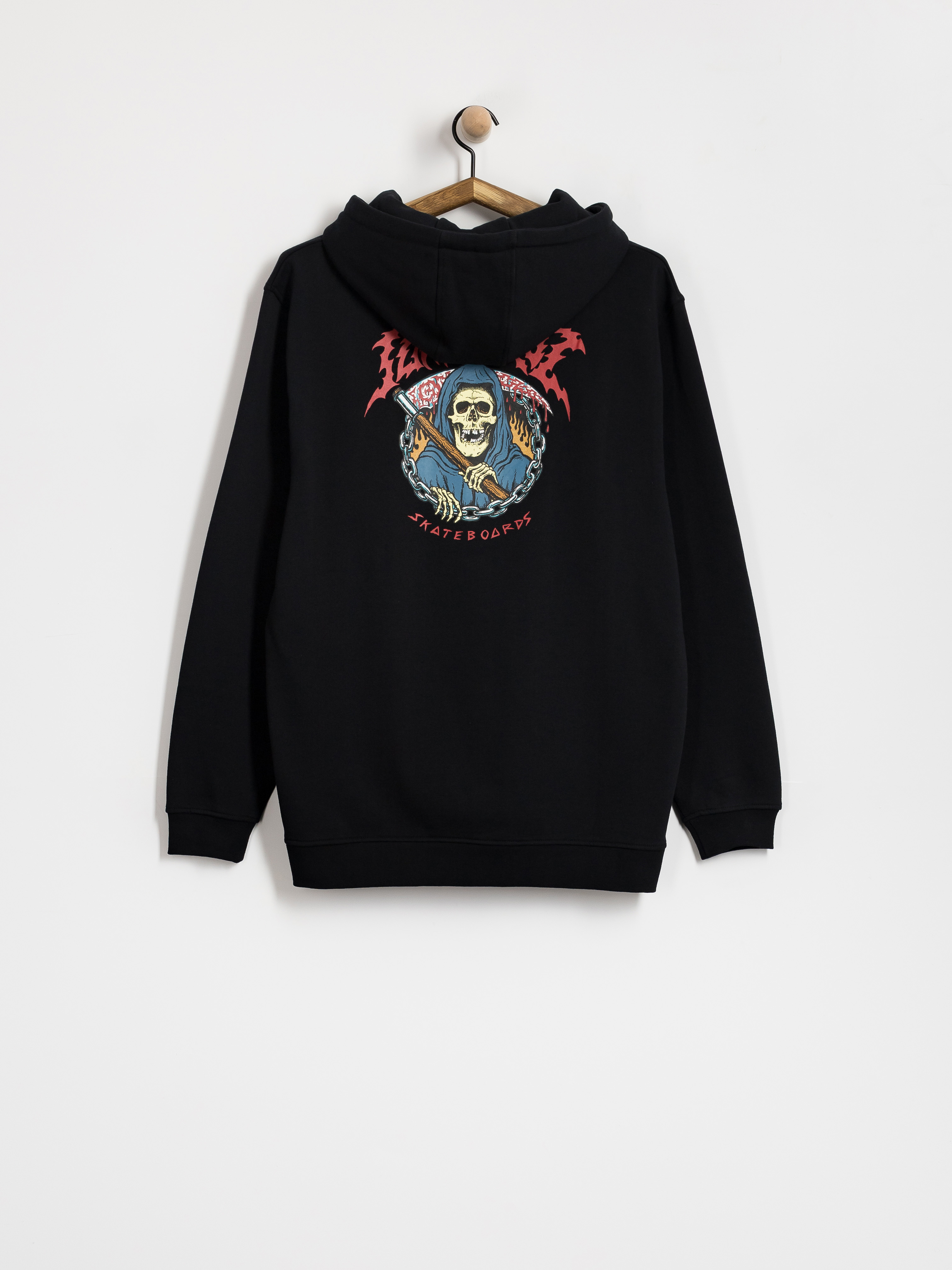 Mikina s kapucí Santa Cruz Out Of Time HD (black)