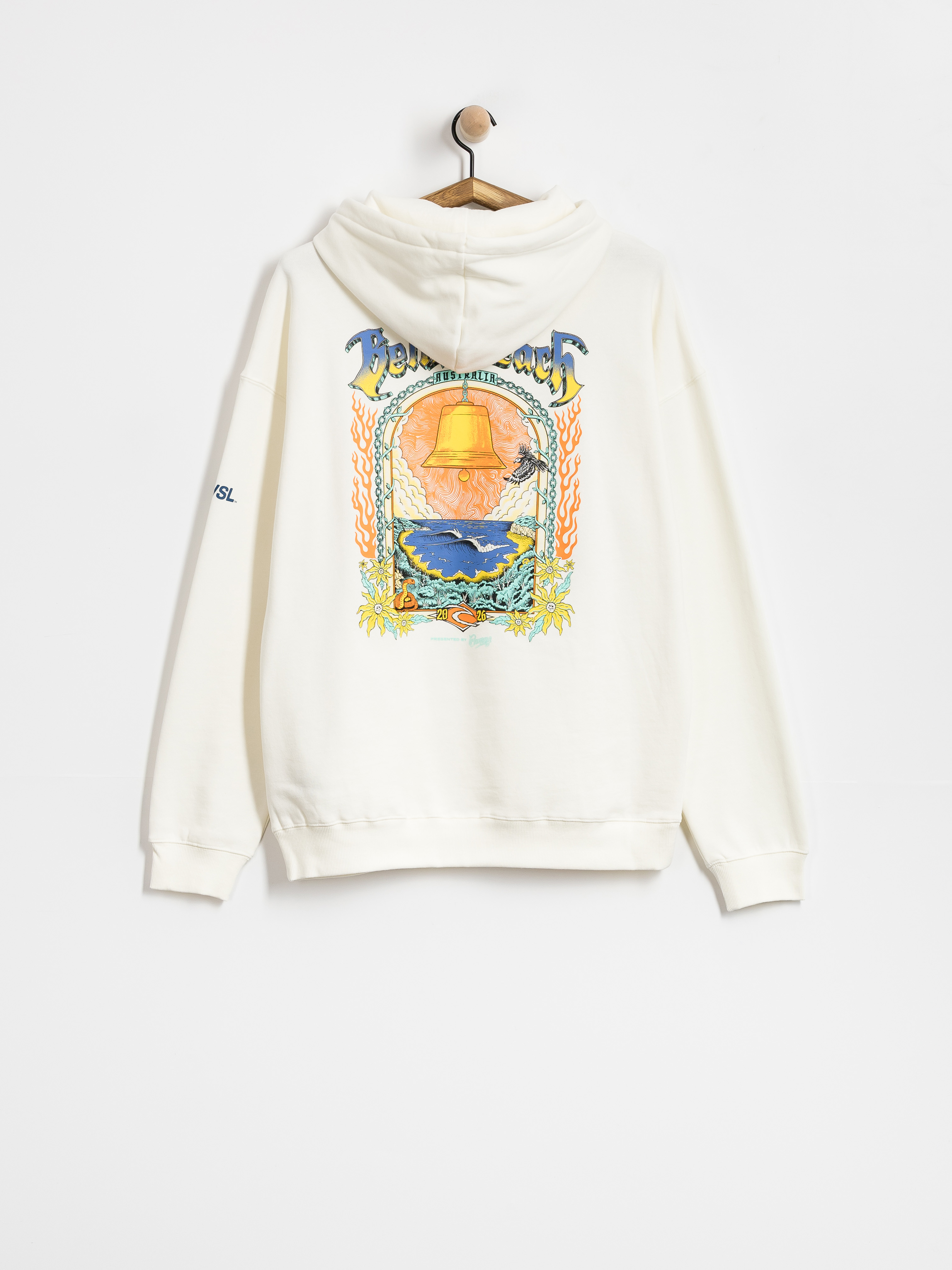 Mikina s kapucu00ed Rip Curl Bells Pro 26 HD (bone)