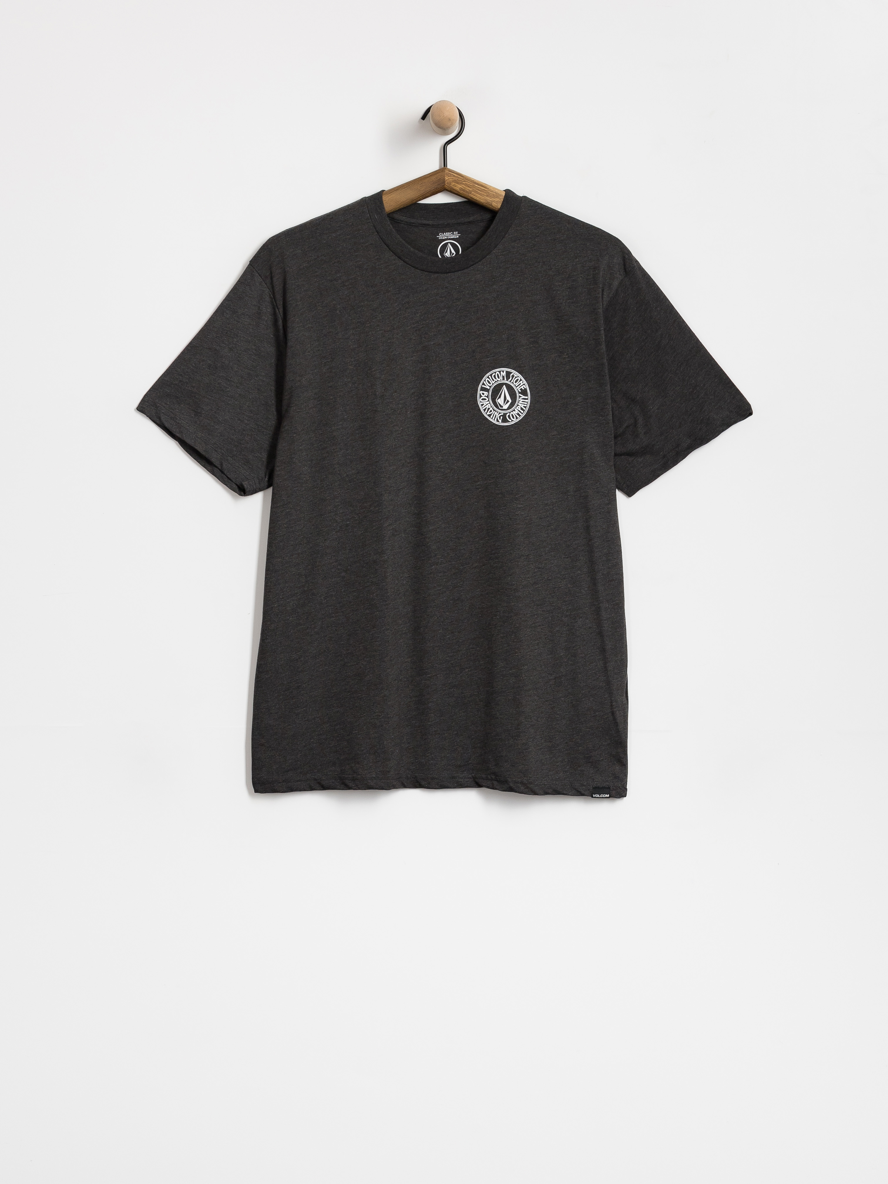 Tričko Volcom Drain You Hth (heather black)