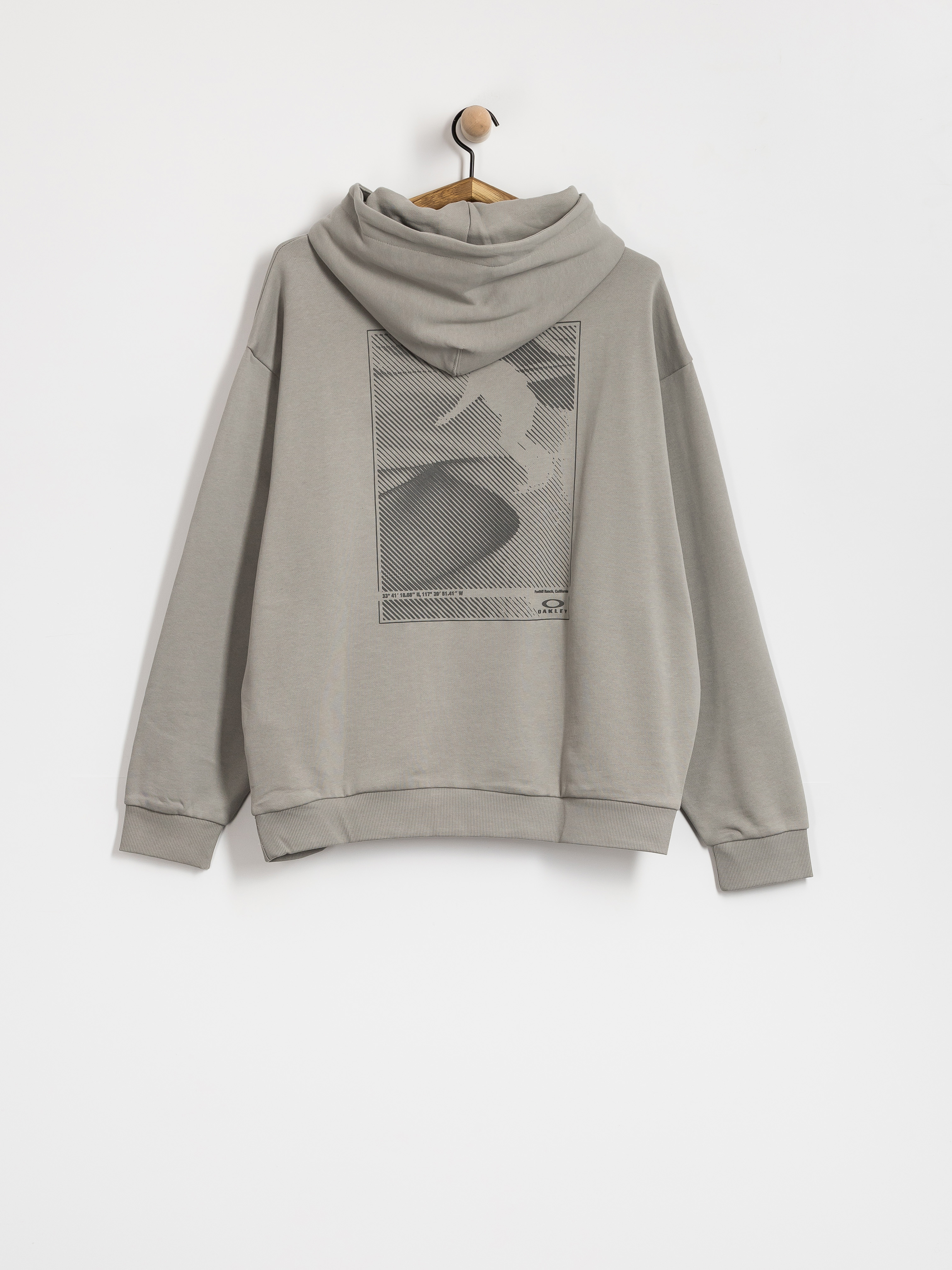 Mikina s kapucí Oakley Sandboard HD (cement)