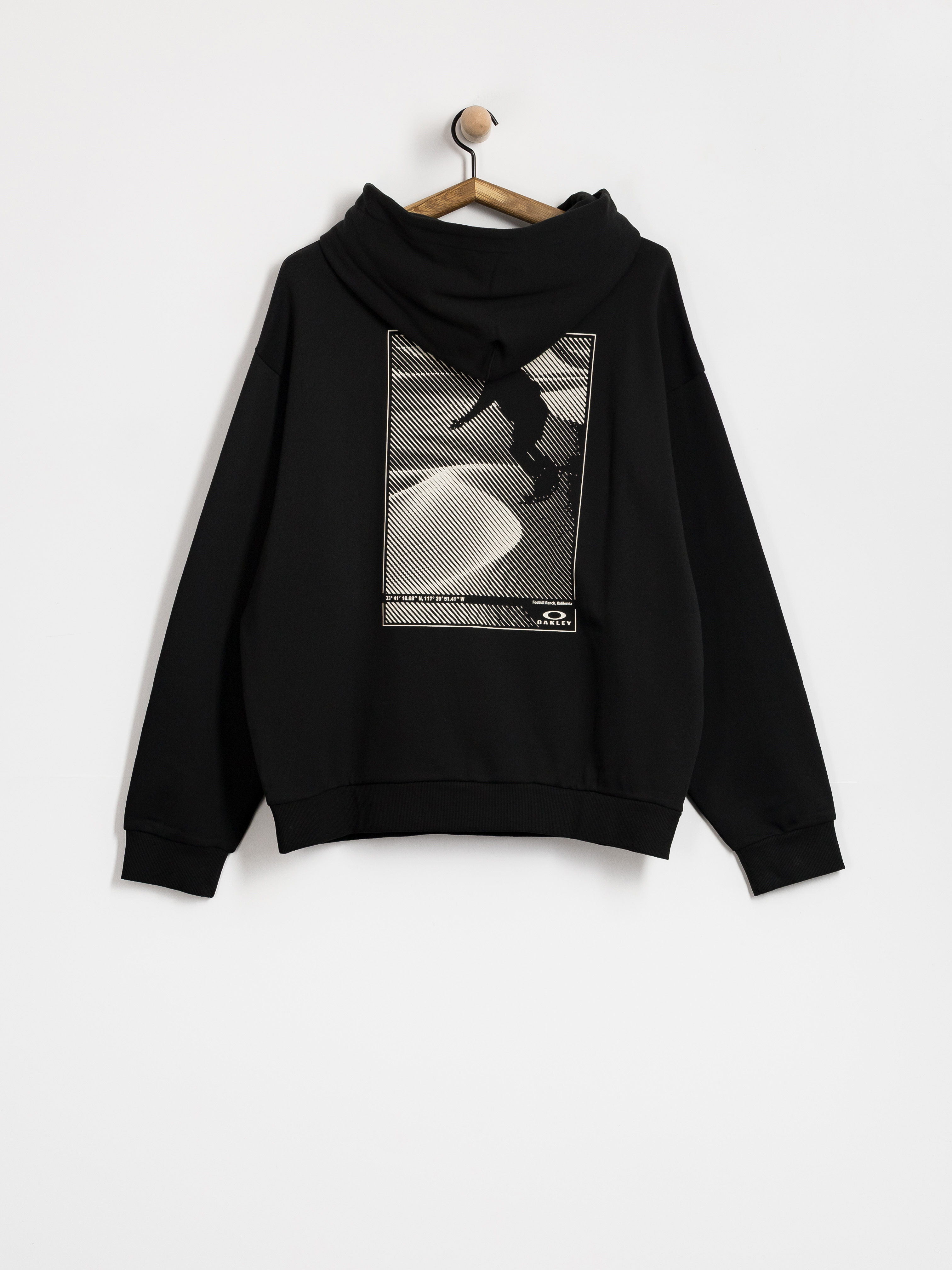 Mikina s kapucu00ed Oakley Sandboard HD (pitch black)