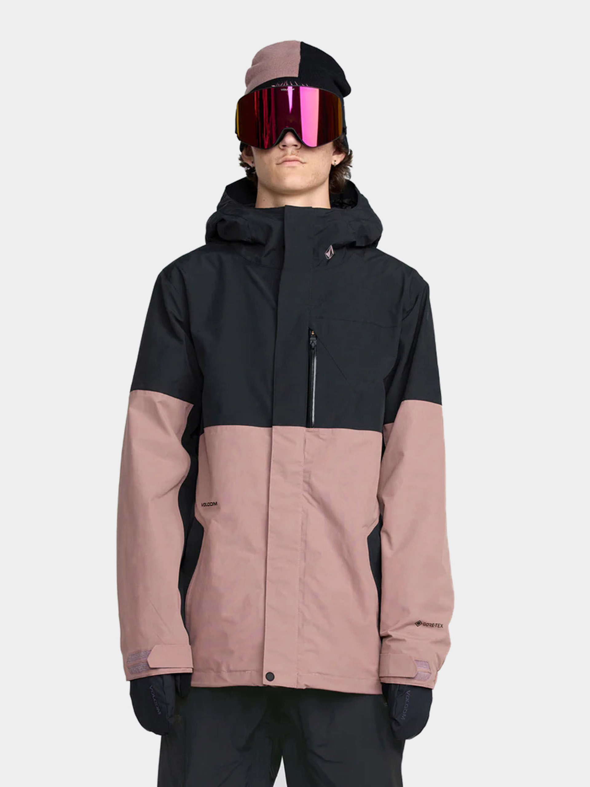 Pánská Snowboardová bunda Volcom L Gore Tex (mauve)