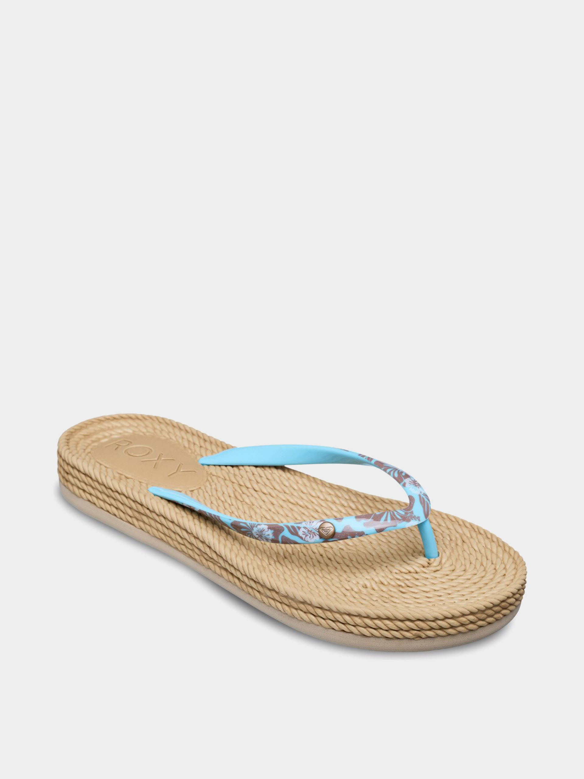 Plážovky Roxy South Beach III Wmn (light blue/brown)