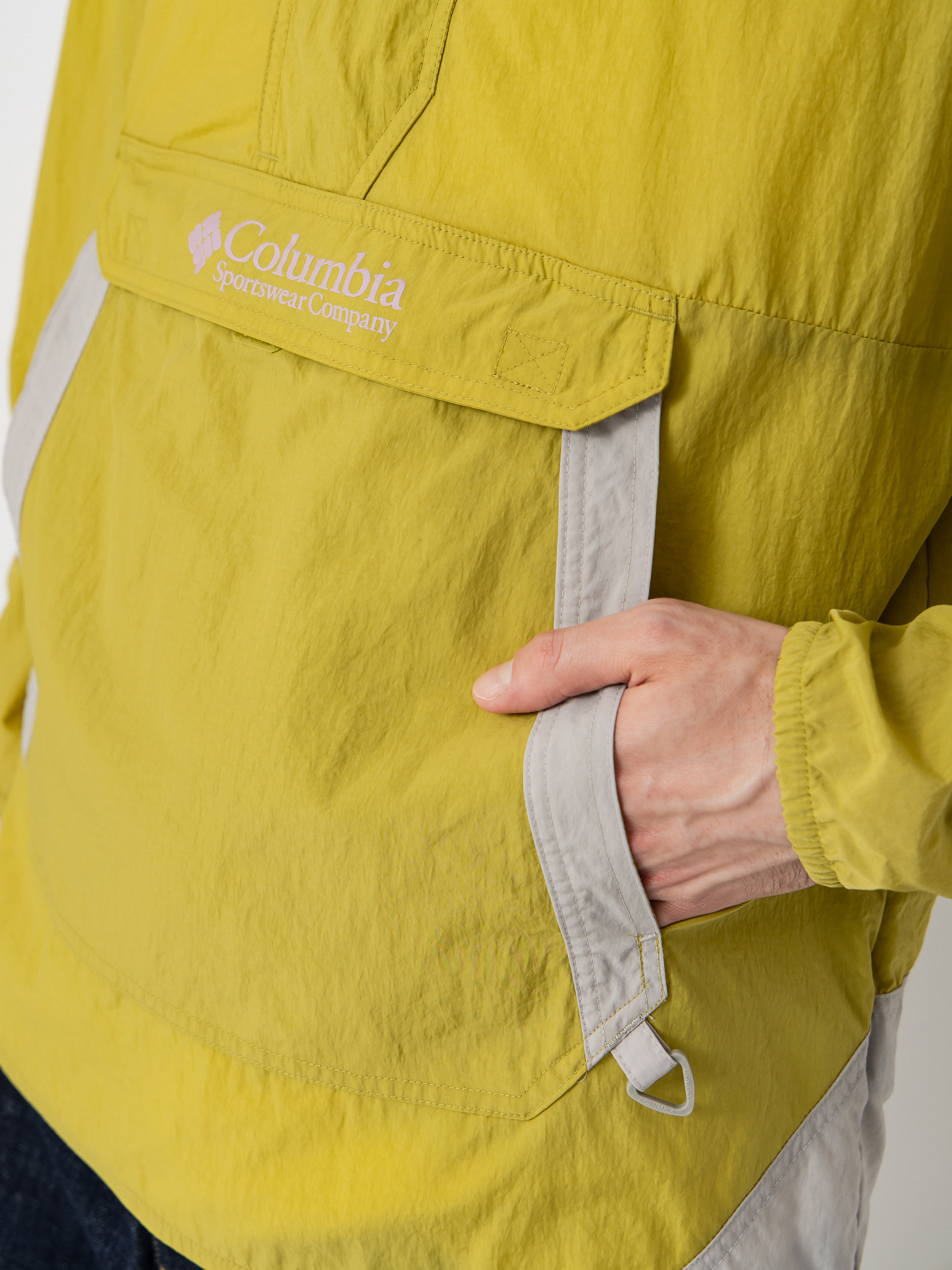 Bunda Columbia Challenger Windbreaker Anorak (peppercorn/flint grey)