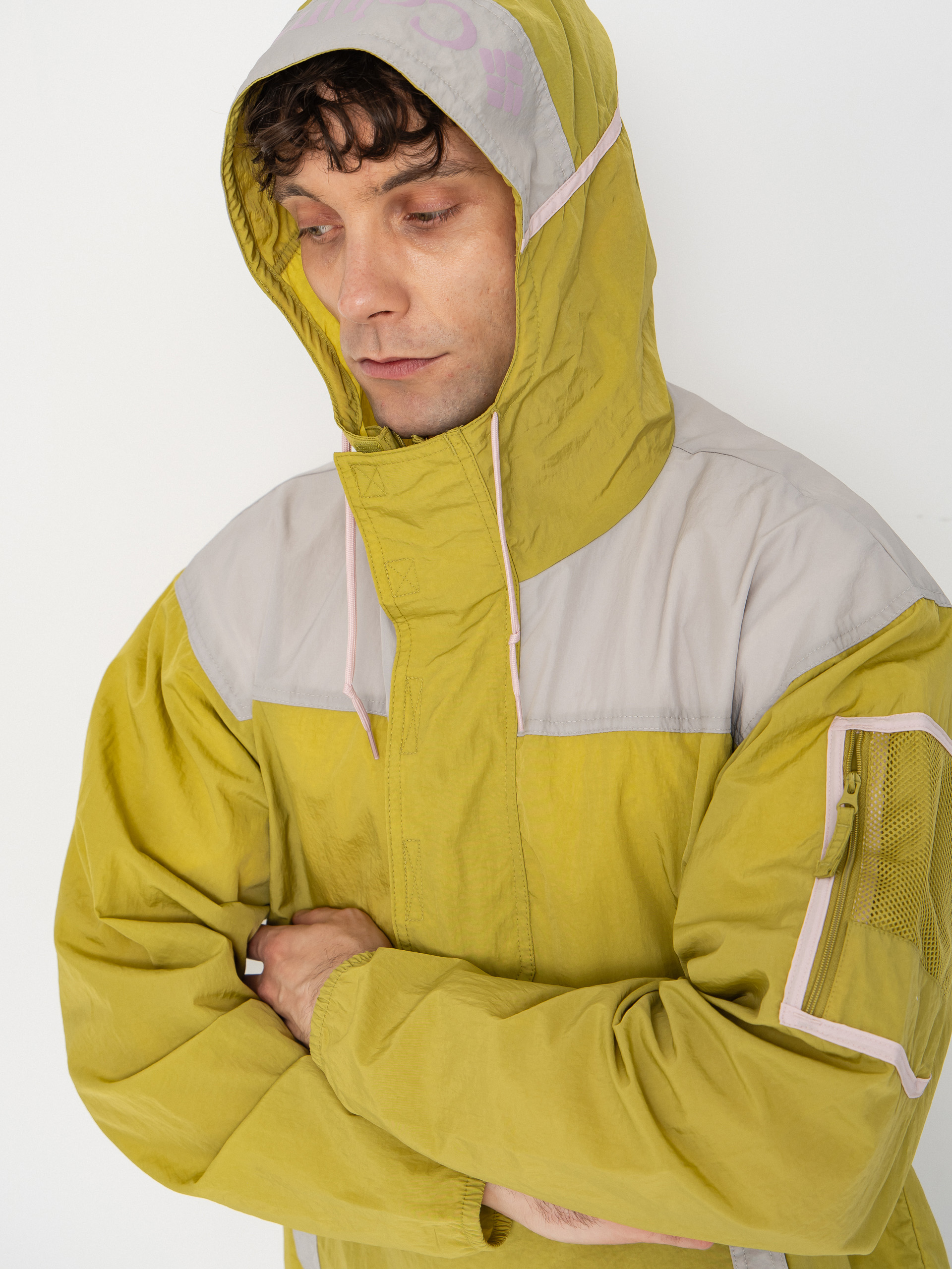 Bunda Columbia Challenger Windbreaker Anorak (peppercorn/flint grey)