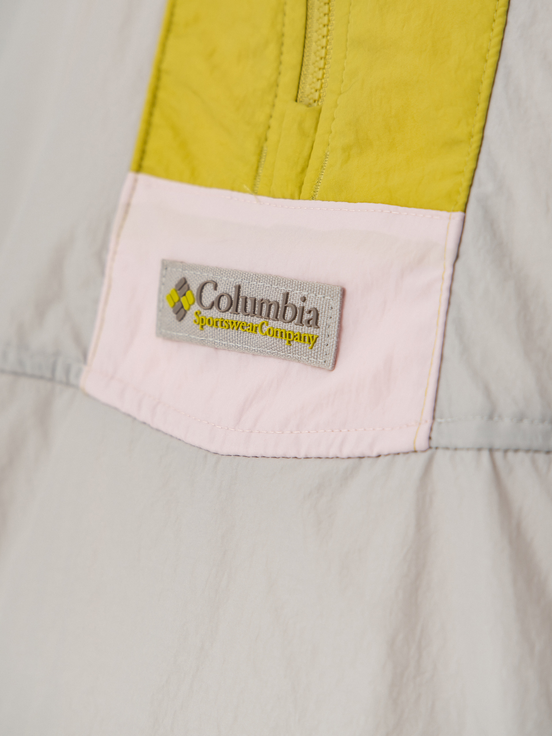 Bunda Columbia Riptide II Retro Windbreaker Anorak (flint grey/peppercorn/pink agate)