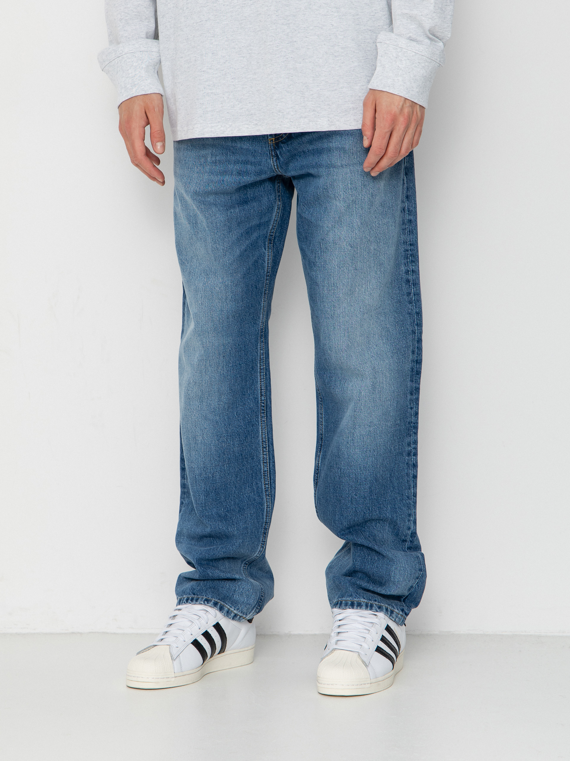 Kalhoty Carhartt WIP Marlow (blue worn bleached)