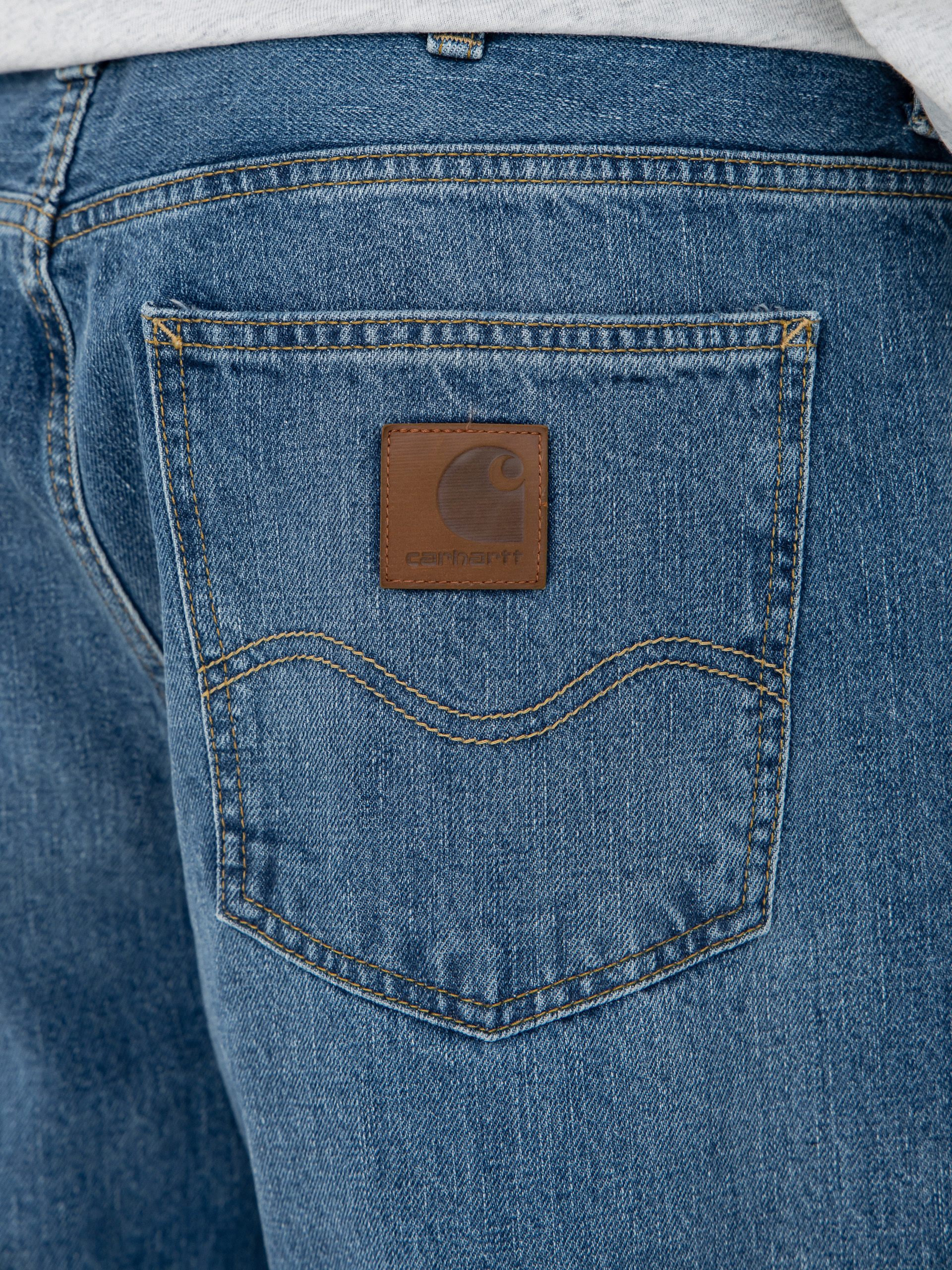 Kalhoty Carhartt WIP Marlow (blue worn bleached)