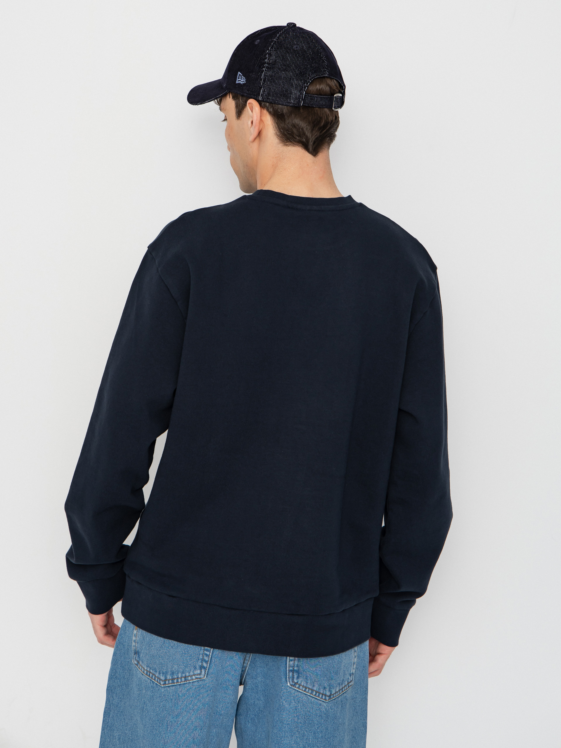 Mikina Carhartt WIP Script Embroidery (deep night/white)
