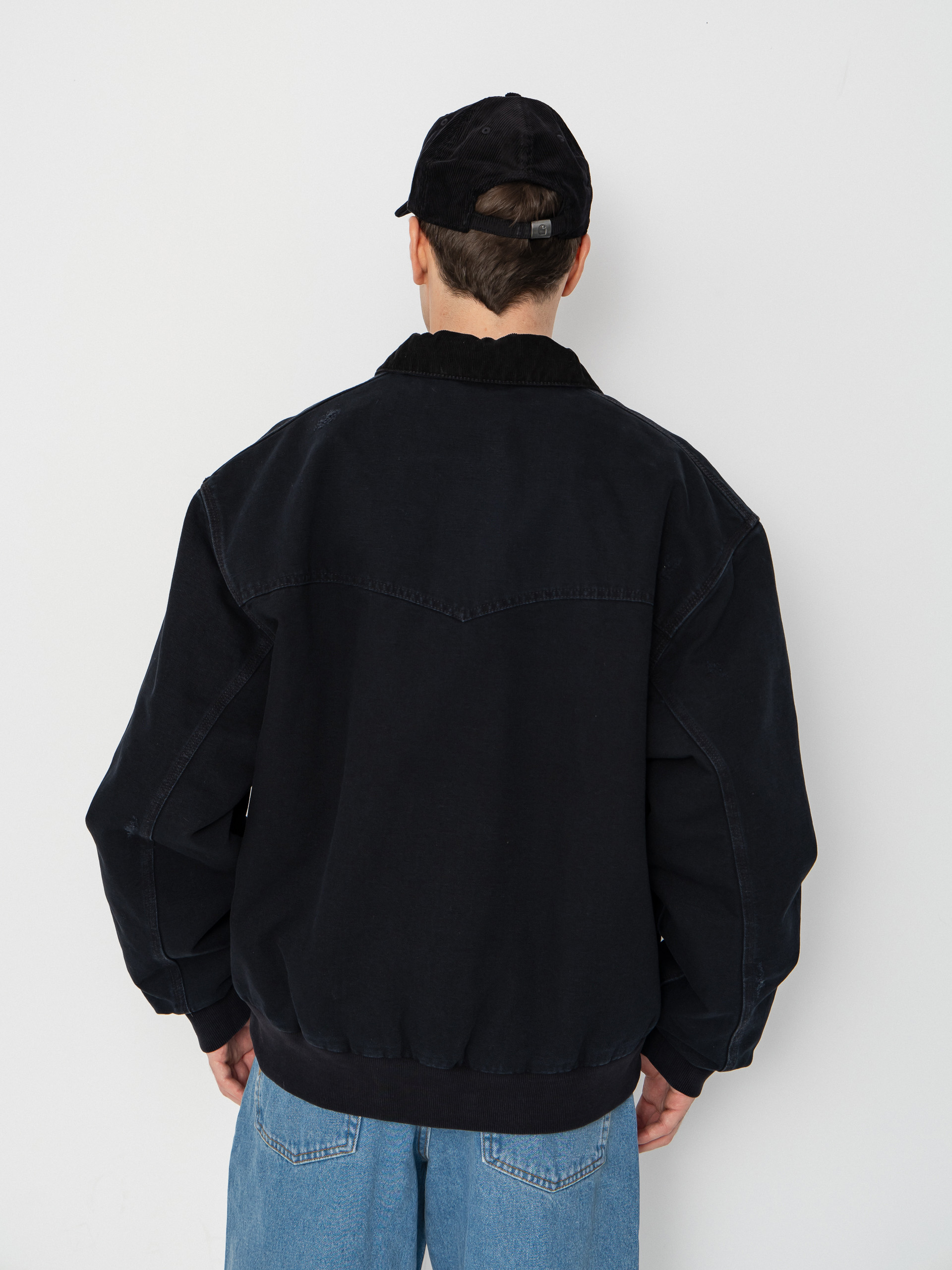 Bunda Carhartt WIP OG Santa Fe (black/black)