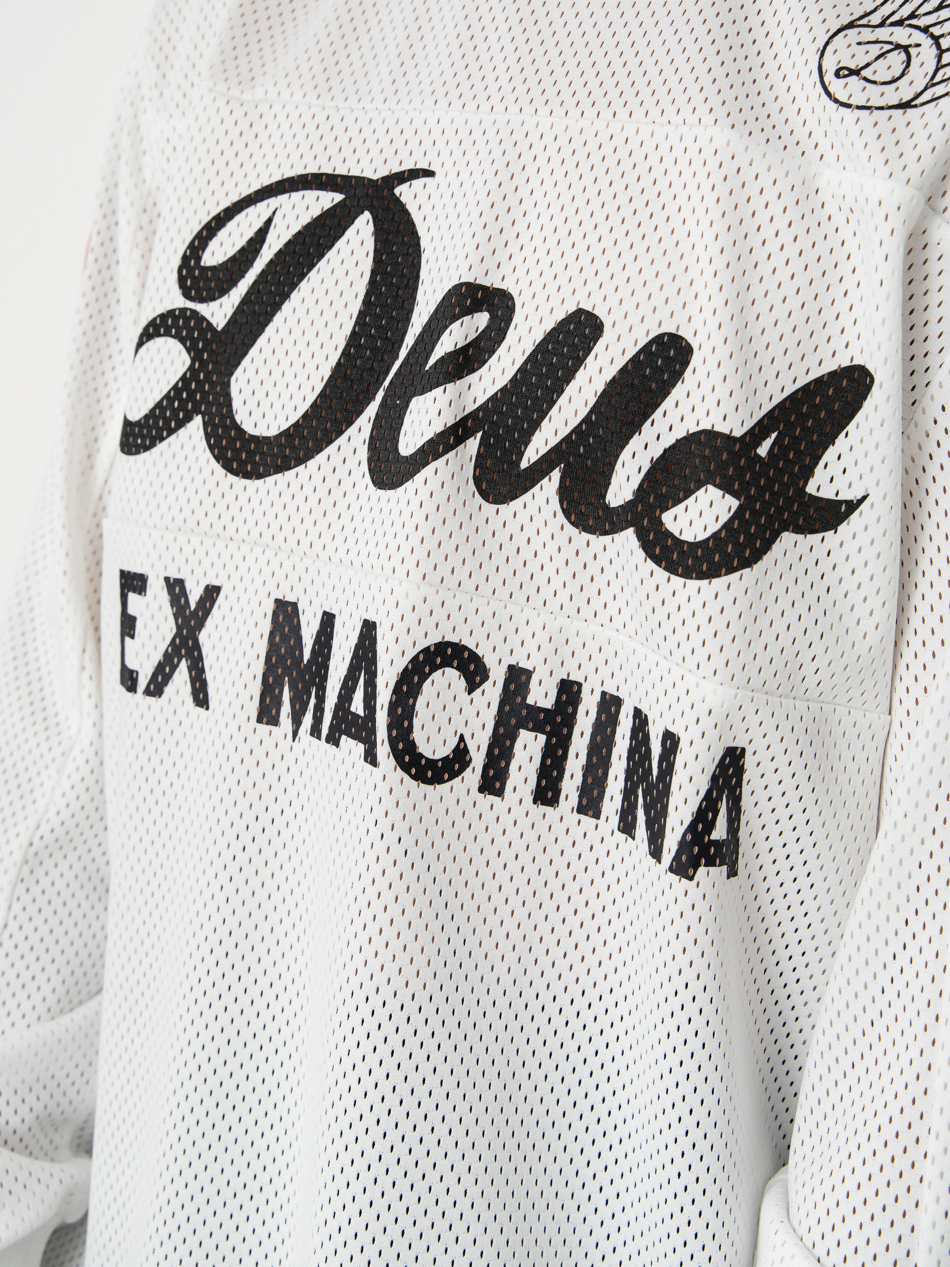 Tričko Deus Ex Machina Saber Moto Jersey (vintage white)