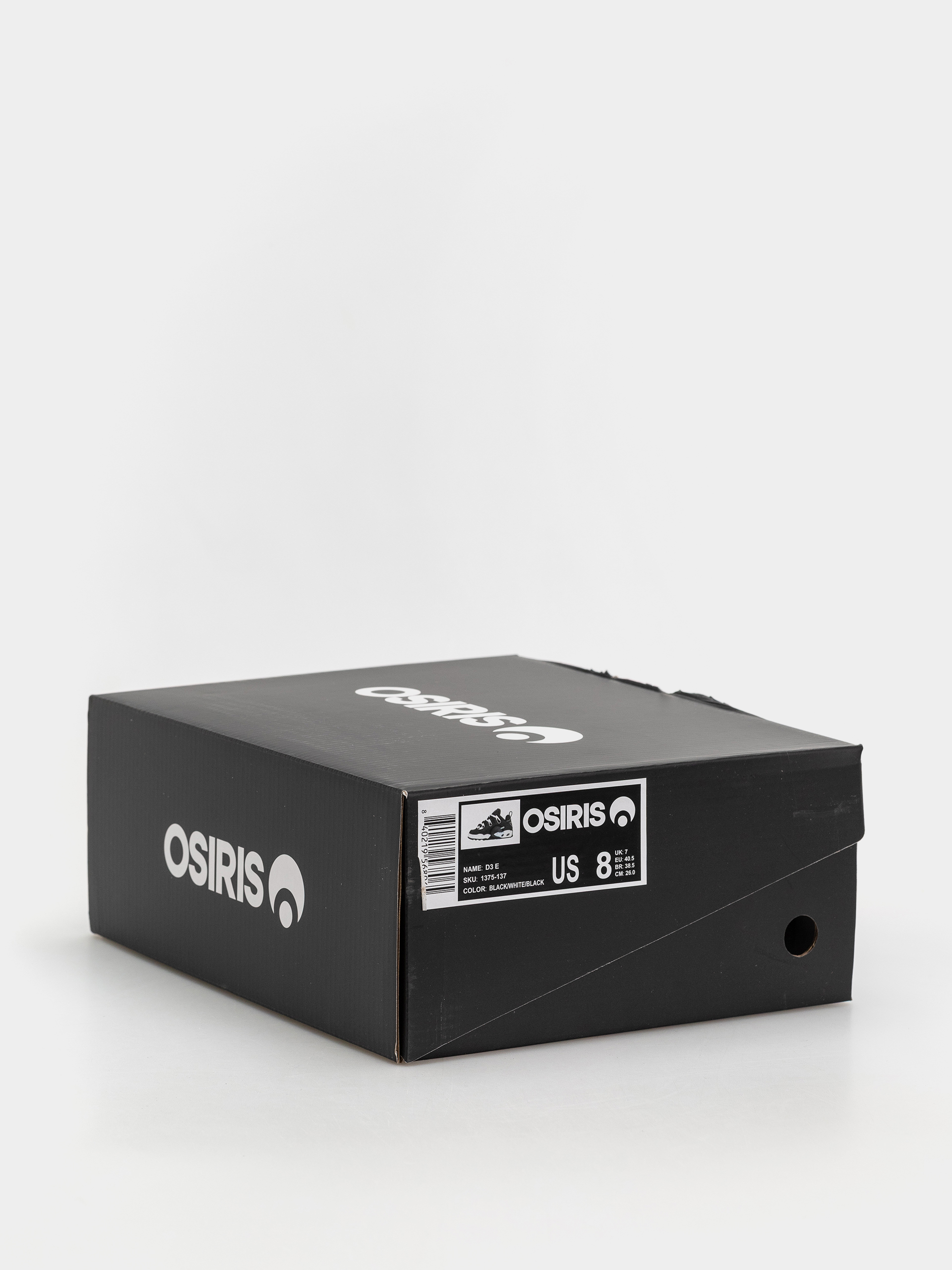 Boty Osiris D3 E (black/white/black)