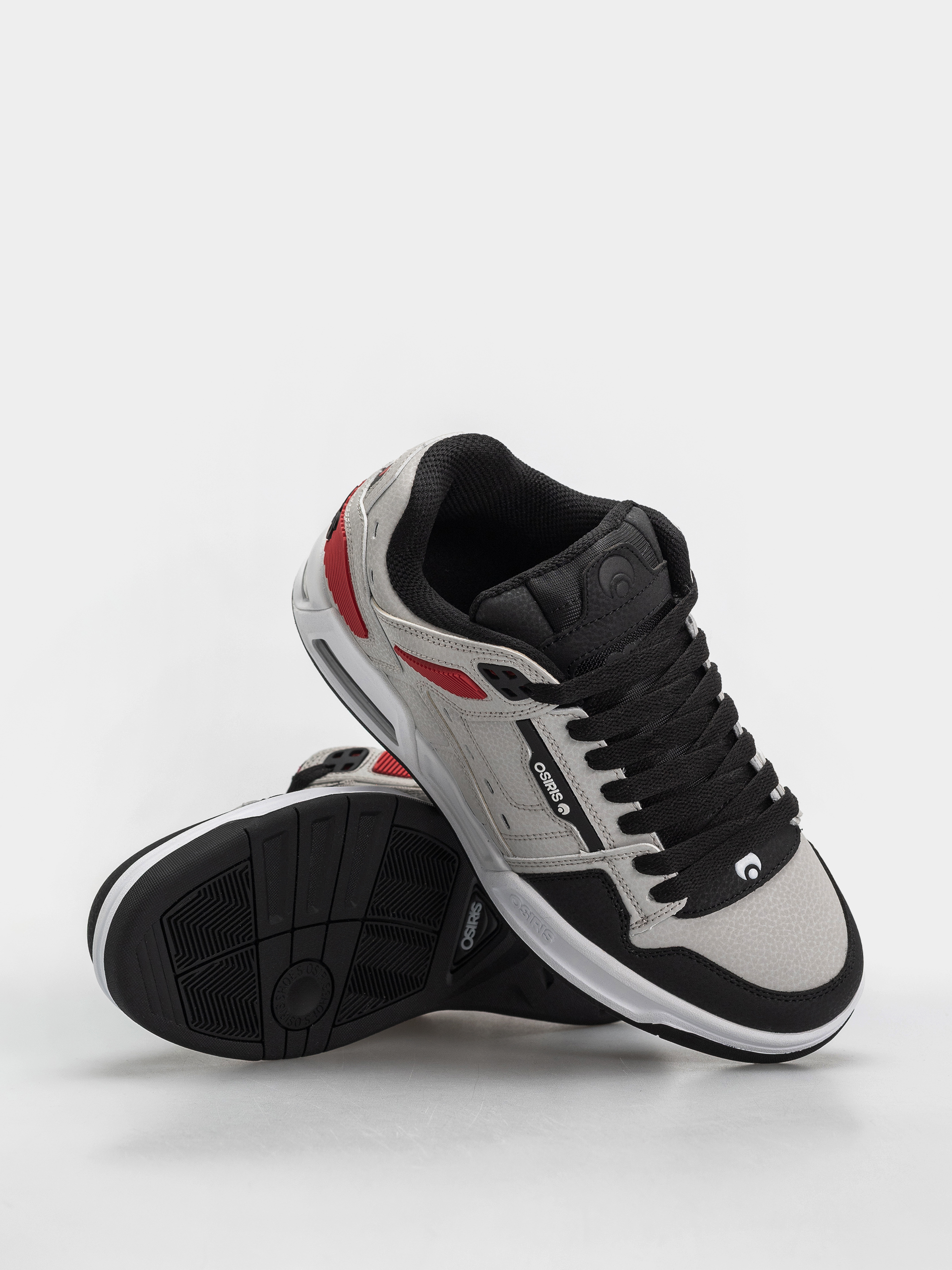 Boty Osiris Peril (grey/black/red)