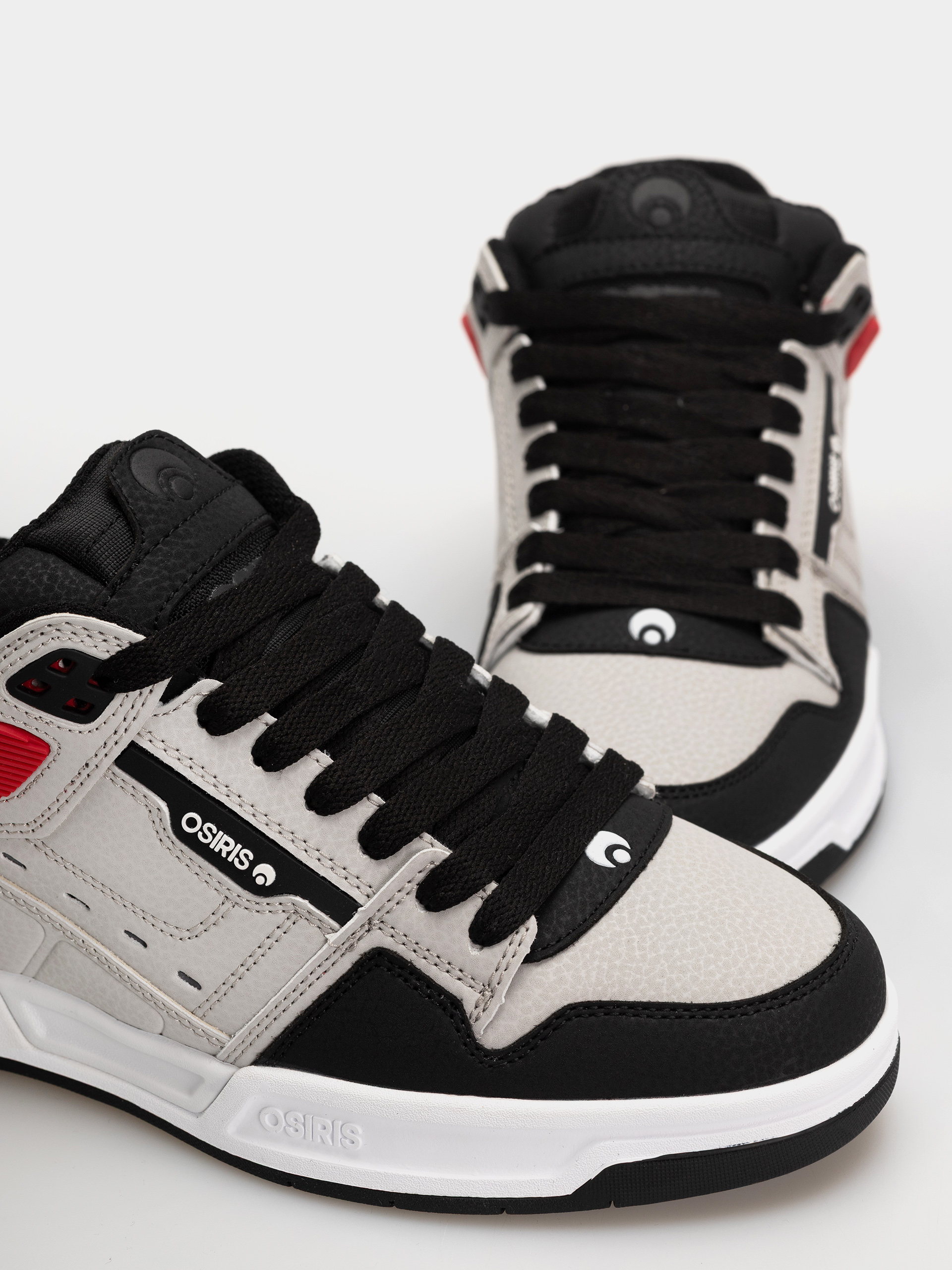 Boty Osiris Peril (grey/black/red)