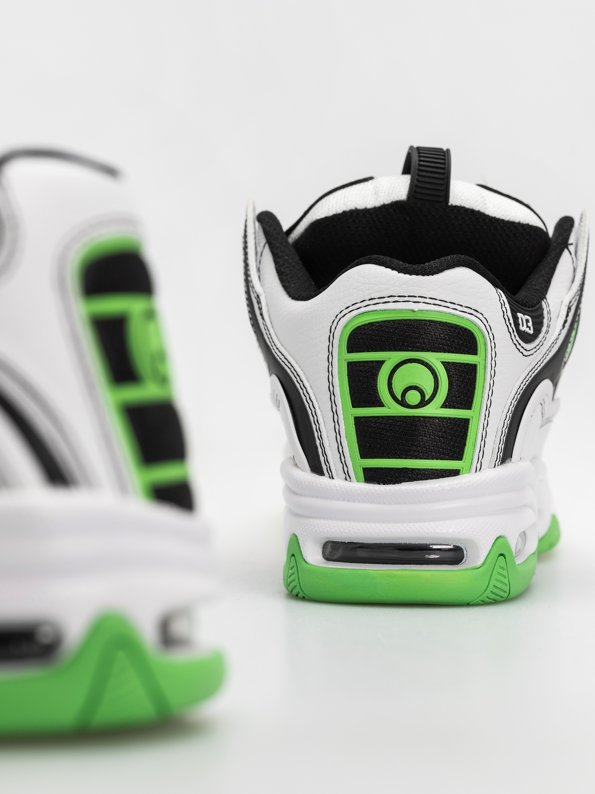 Boty Osiris D3 2001 (white/black/green)