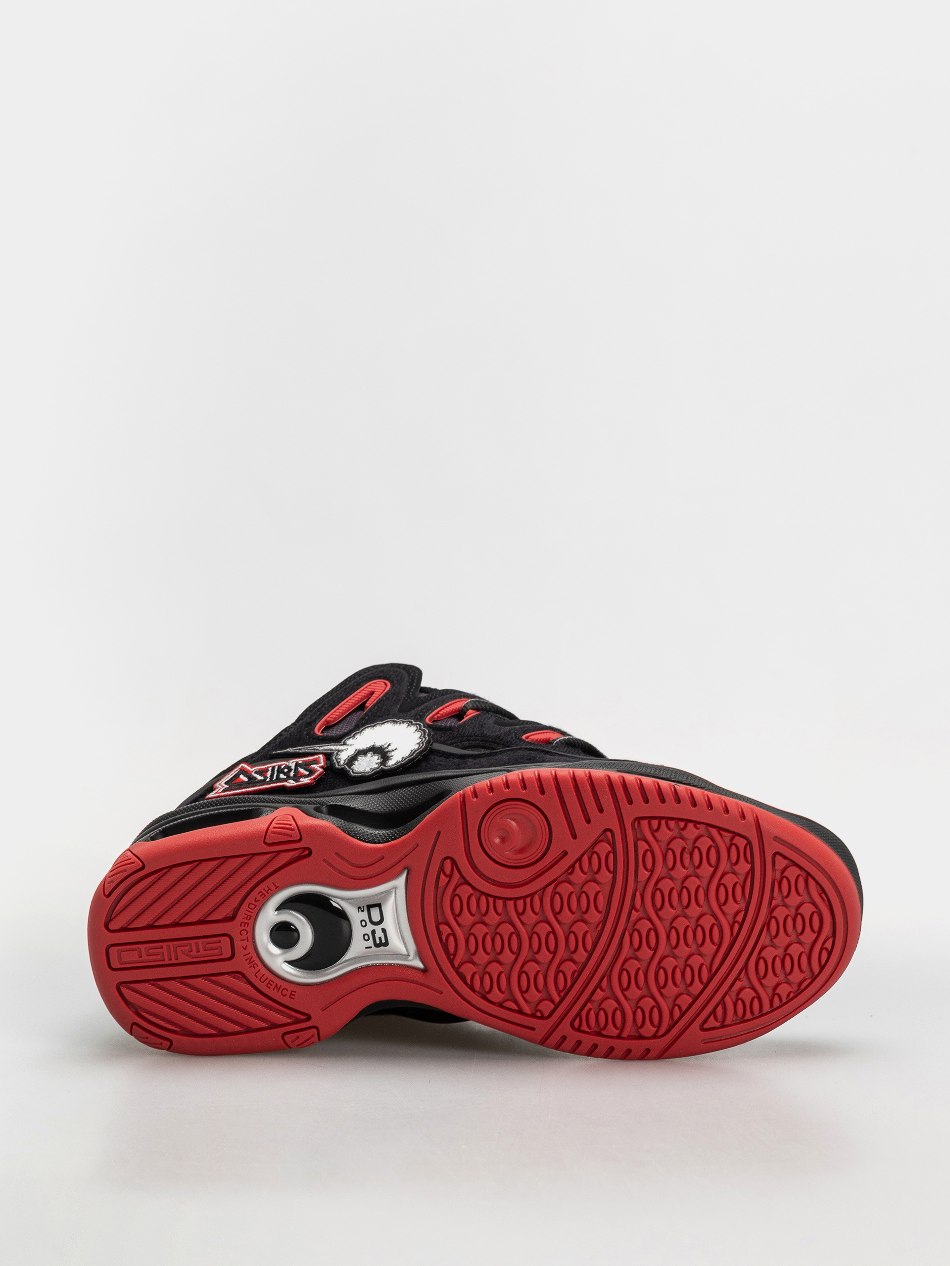 Boty Osiris D3 2001 (black/red/velcro)