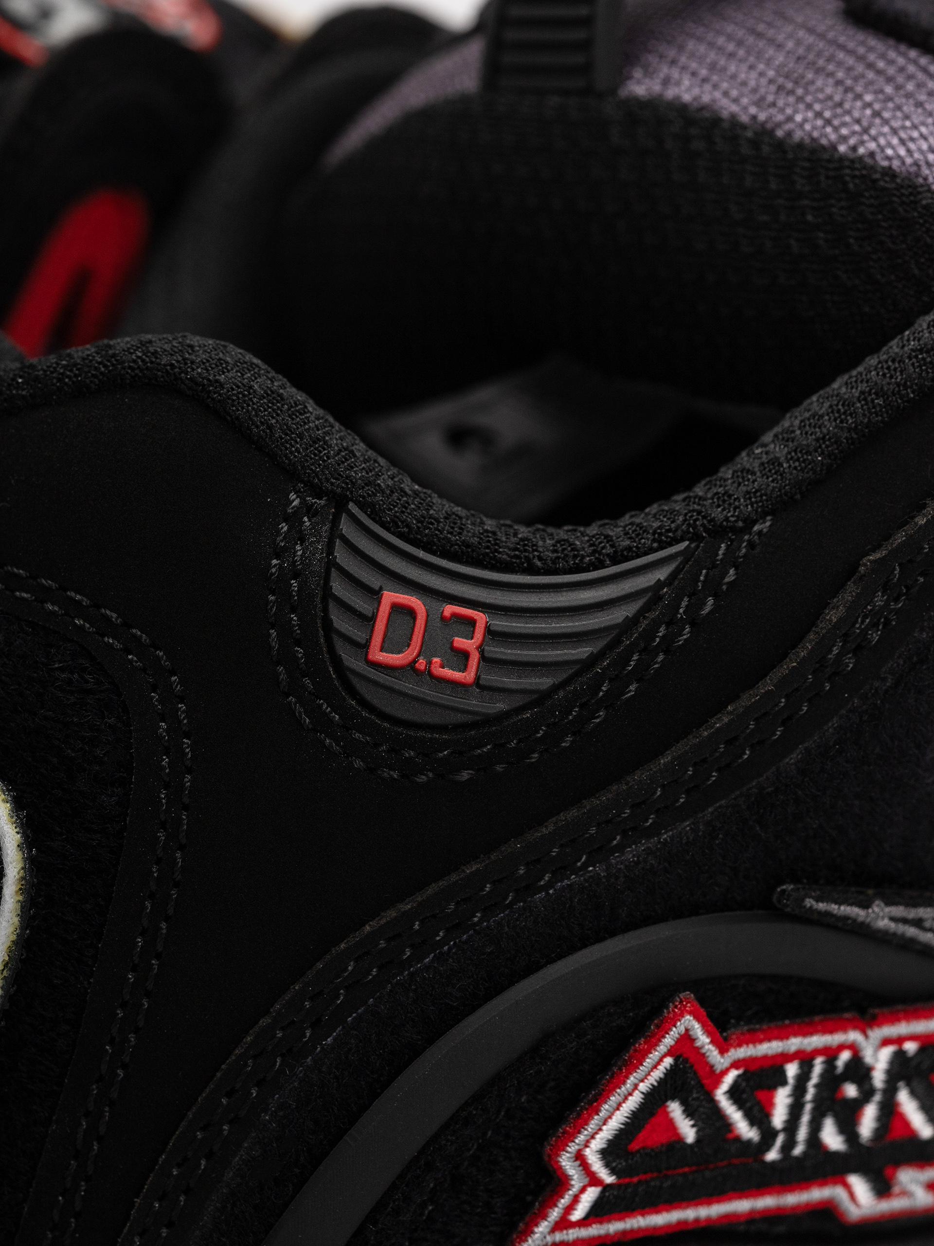 Boty Osiris D3 2001 (black/red/velcro)