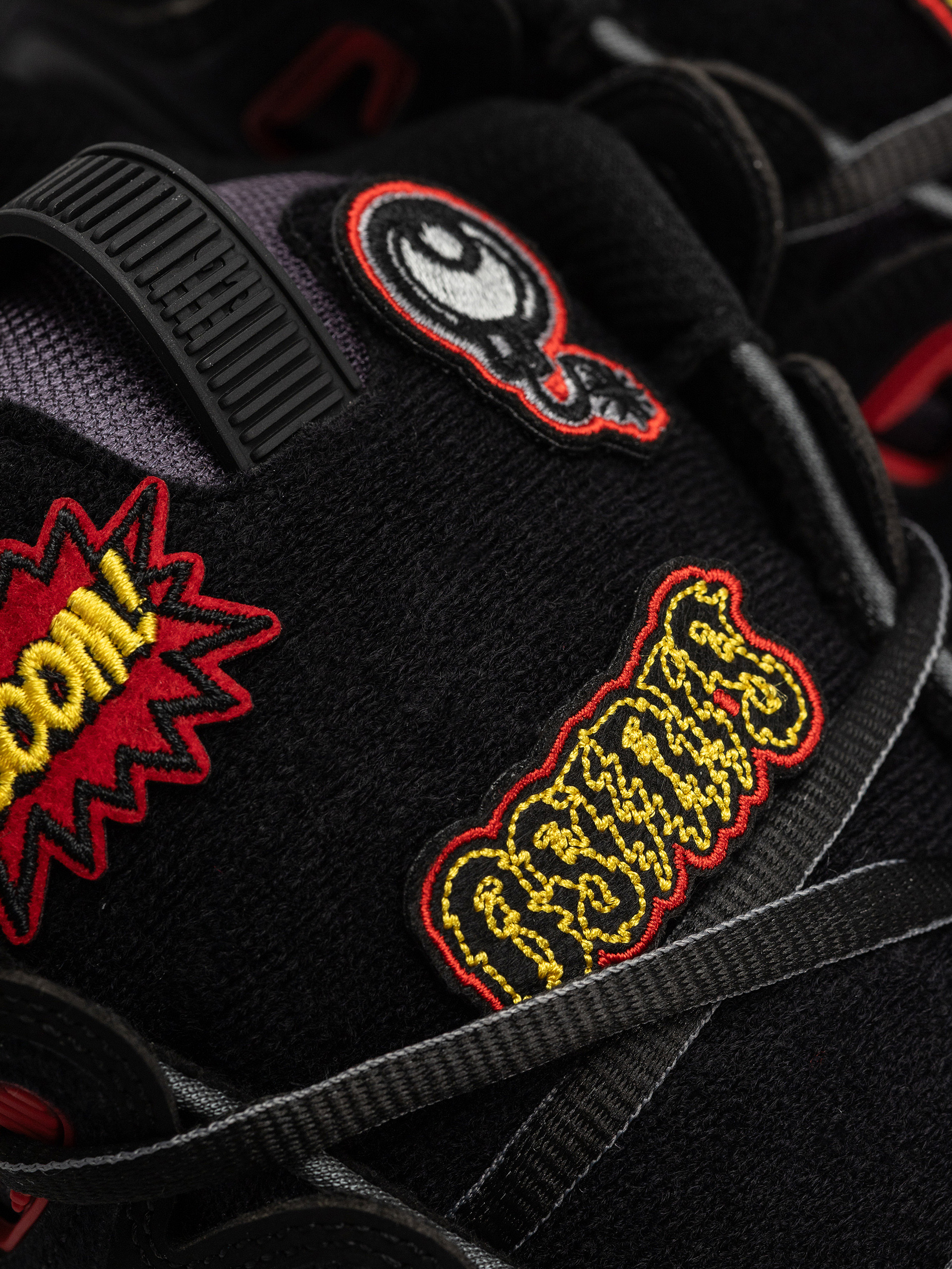 Boty Osiris D3 2001 (black/red/velcro)