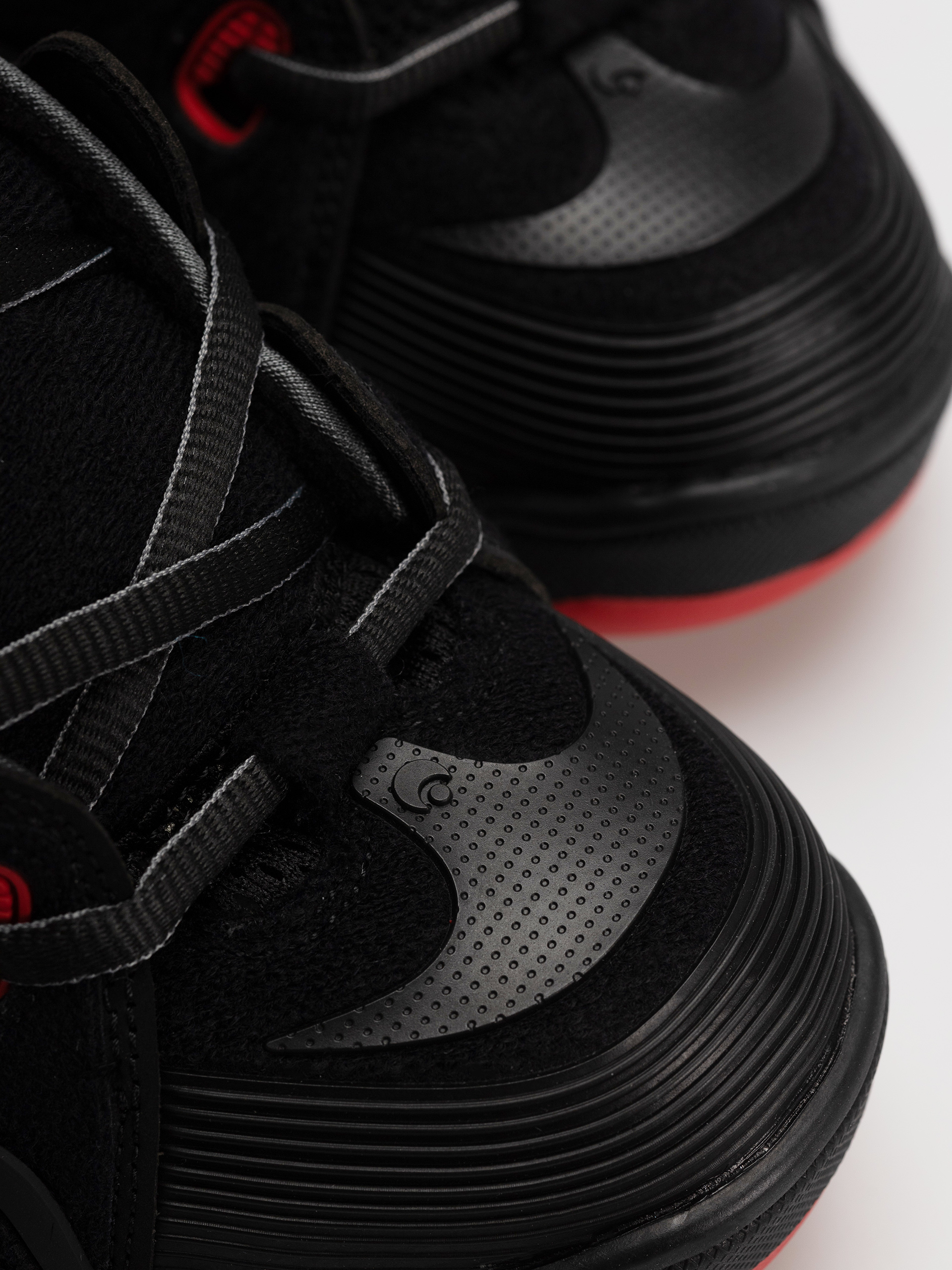 Boty Osiris D3 2001 (black/red/velcro)