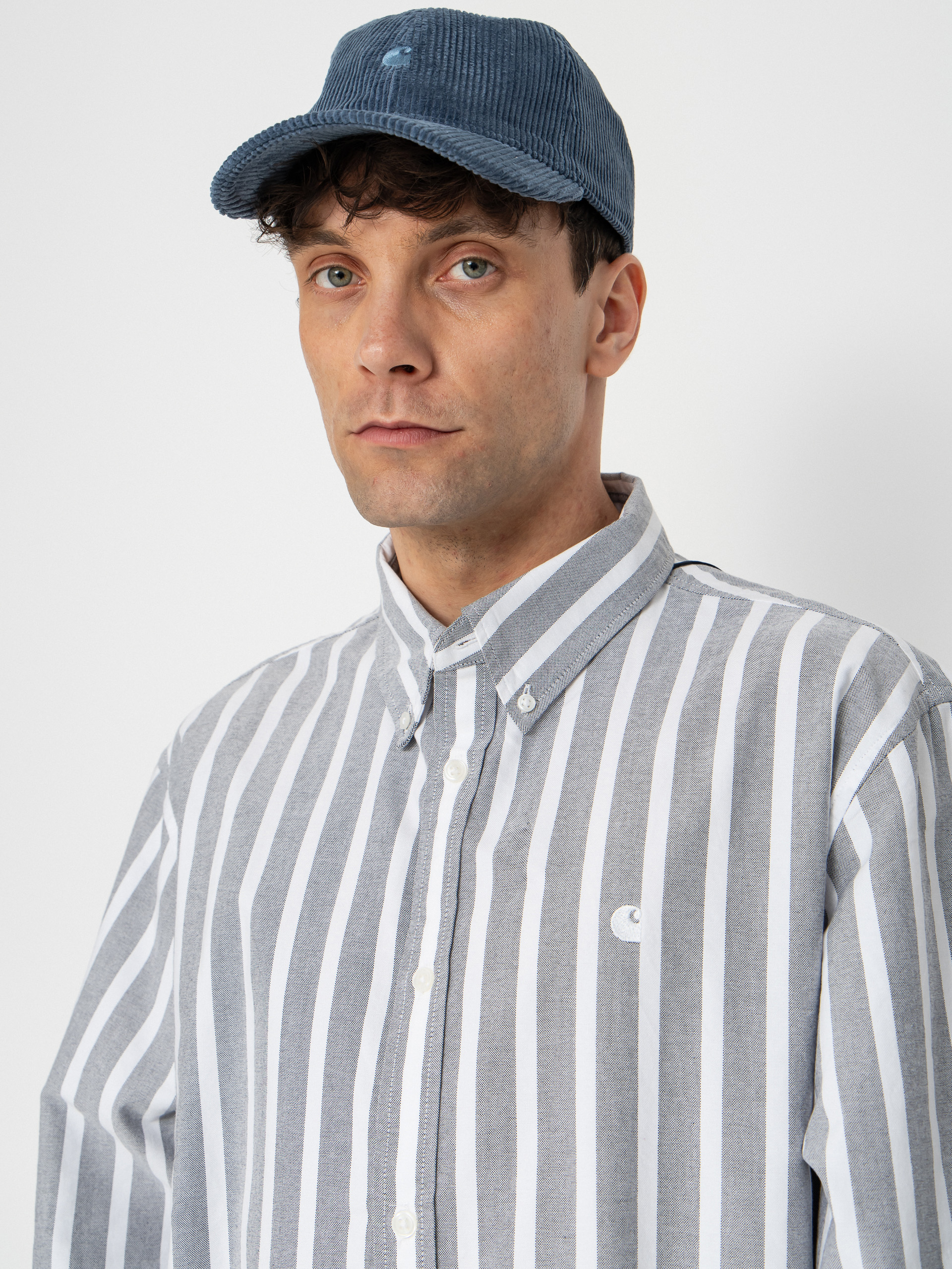Košile Carhartt WIP Deven (deven stripe/black/white)