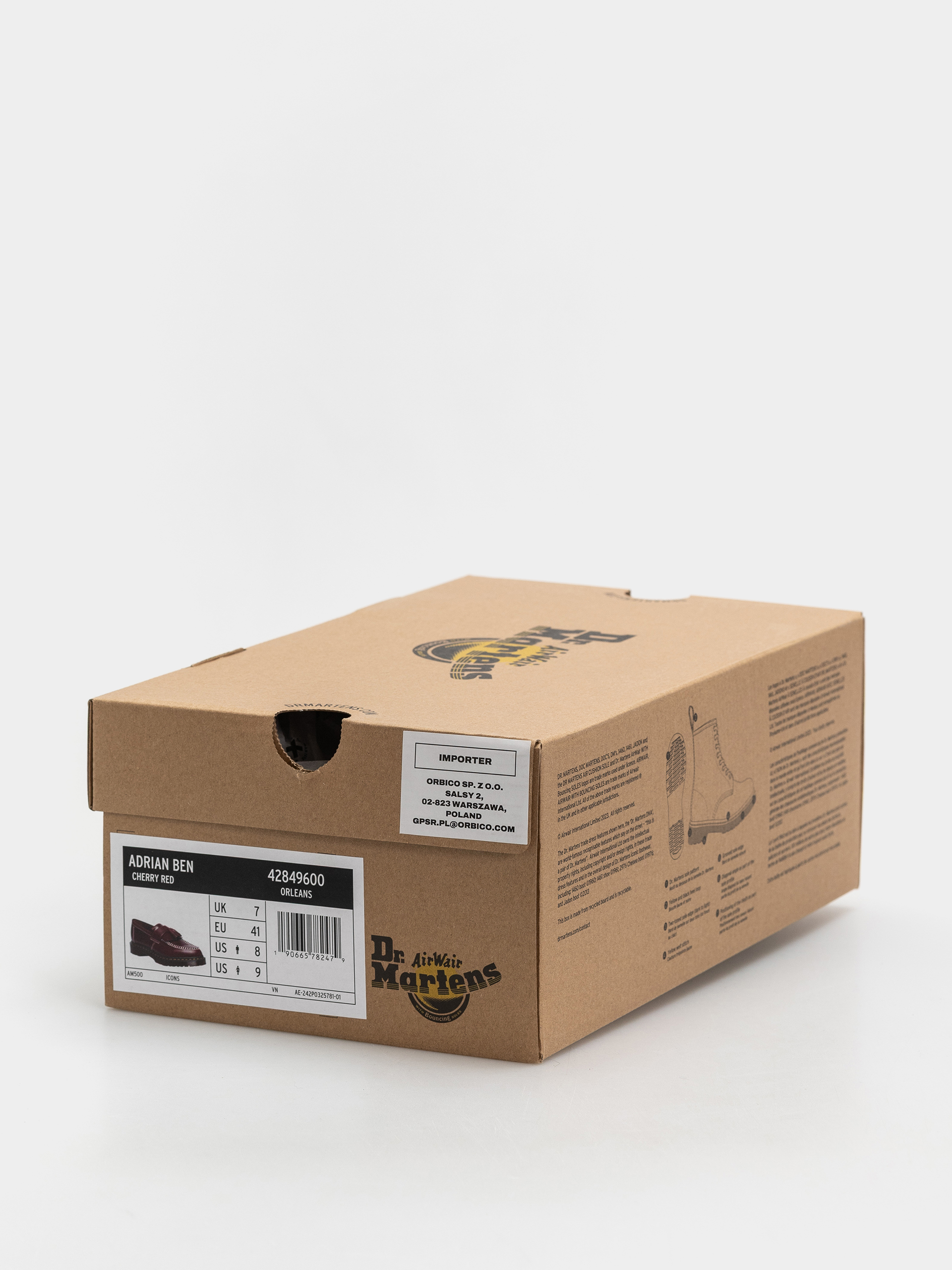 Boty Dr. Martens Adrian Ben Tassel Loafer (cherry red orleans)