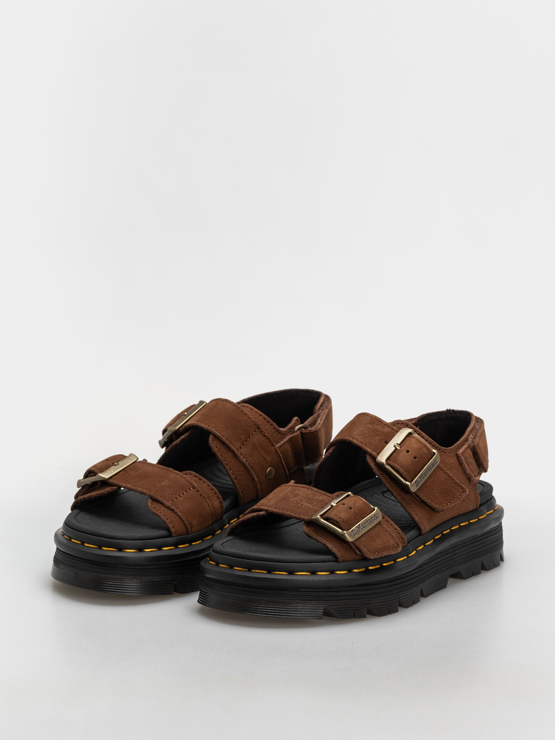 Sandaly Dr. Martens ZebZag Wmn (sepia brown tumbled nubuck)