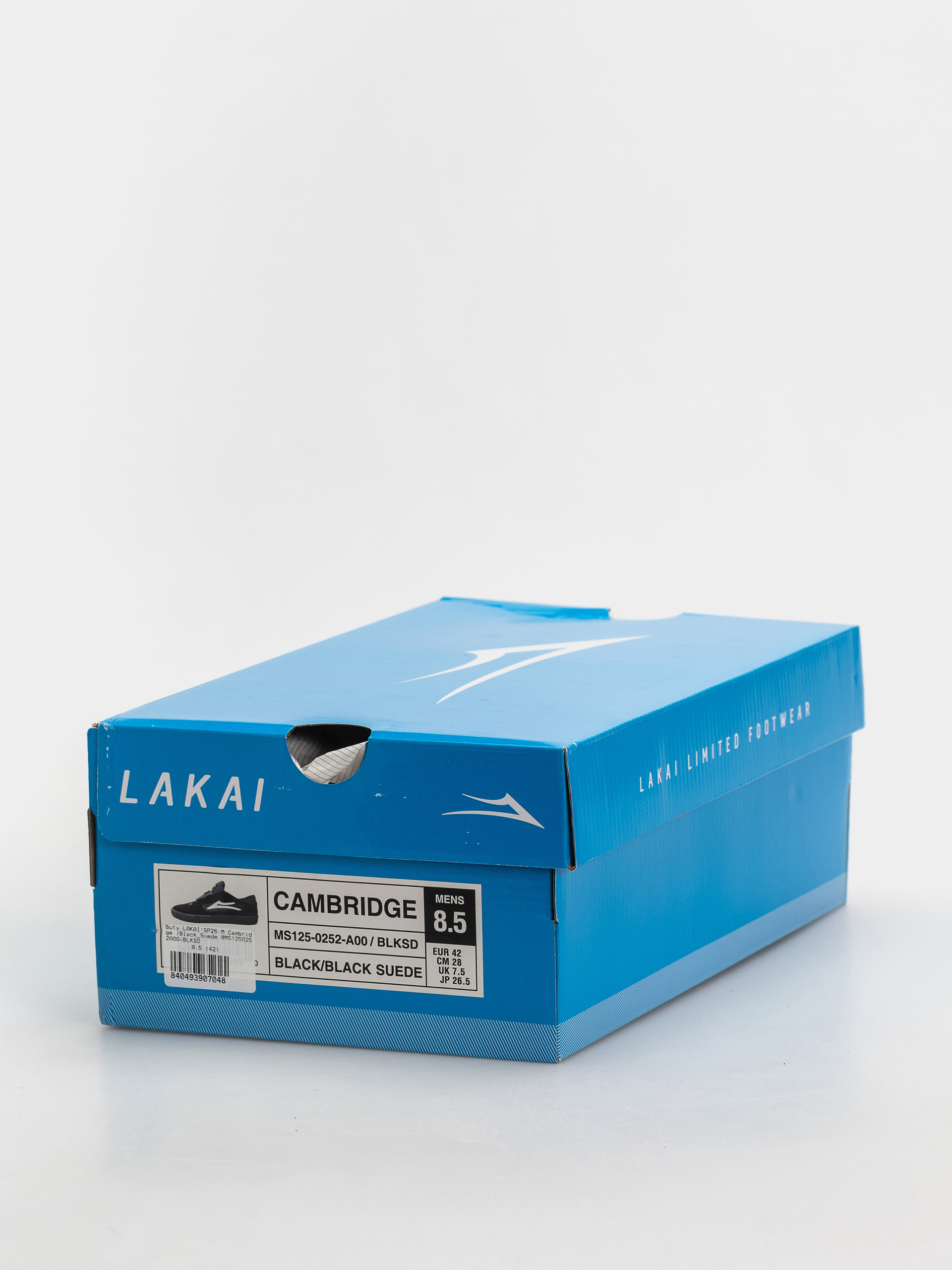 Boty Lakai Cambridge (black suede)