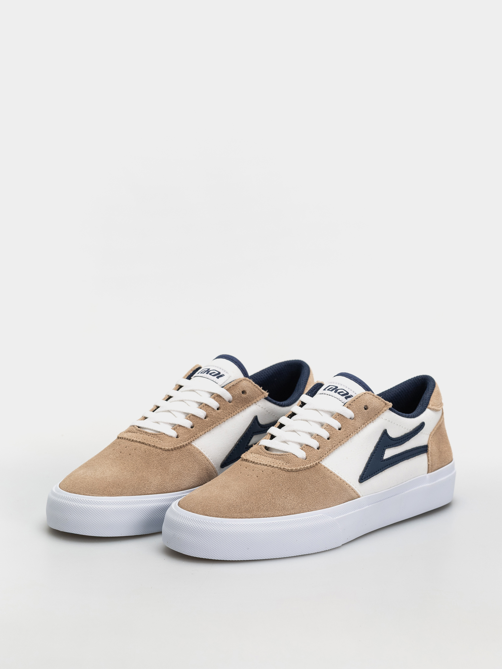 Boty Lakai Manchester (white/tan/navy)