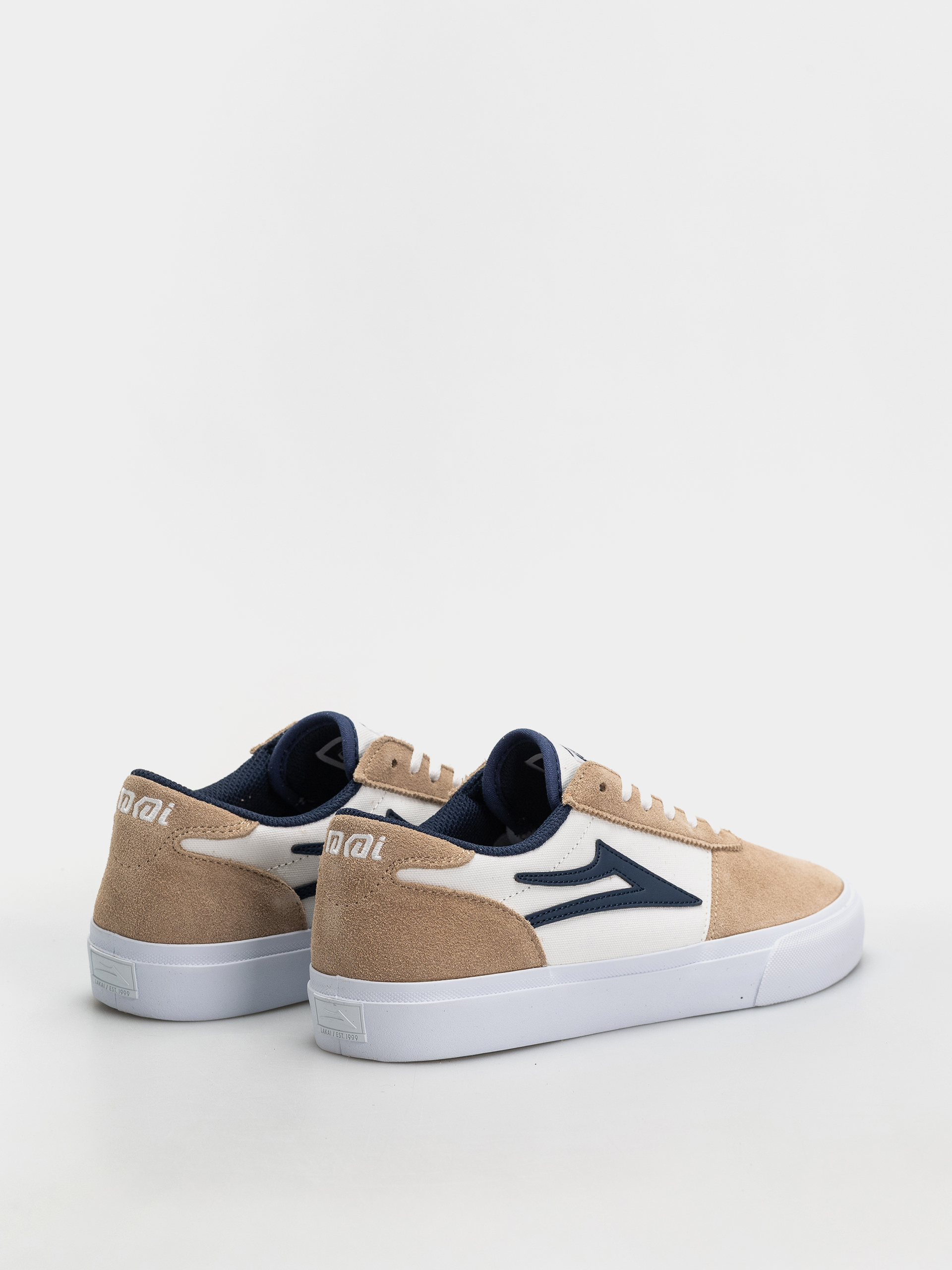 Boty Lakai Manchester (white/tan/navy)