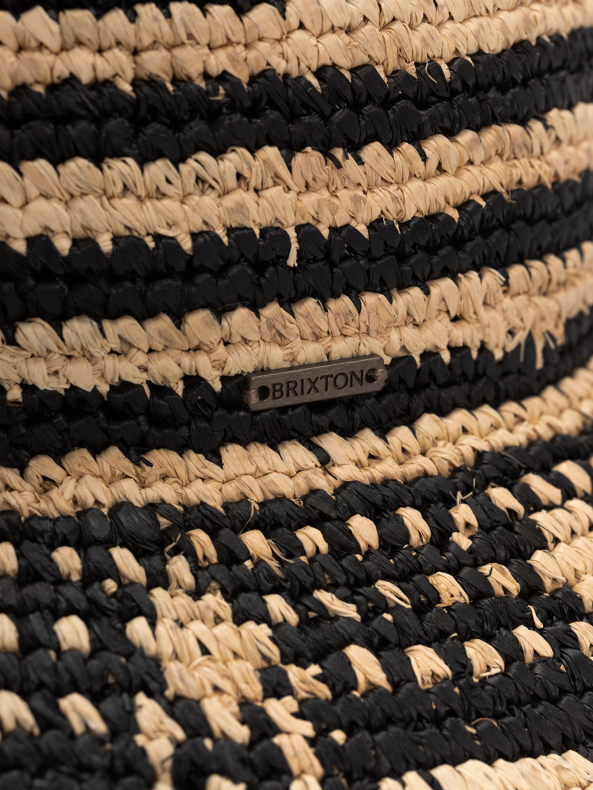 Klobouk Brixton Redding Packable Straw Wmn (black/natural)