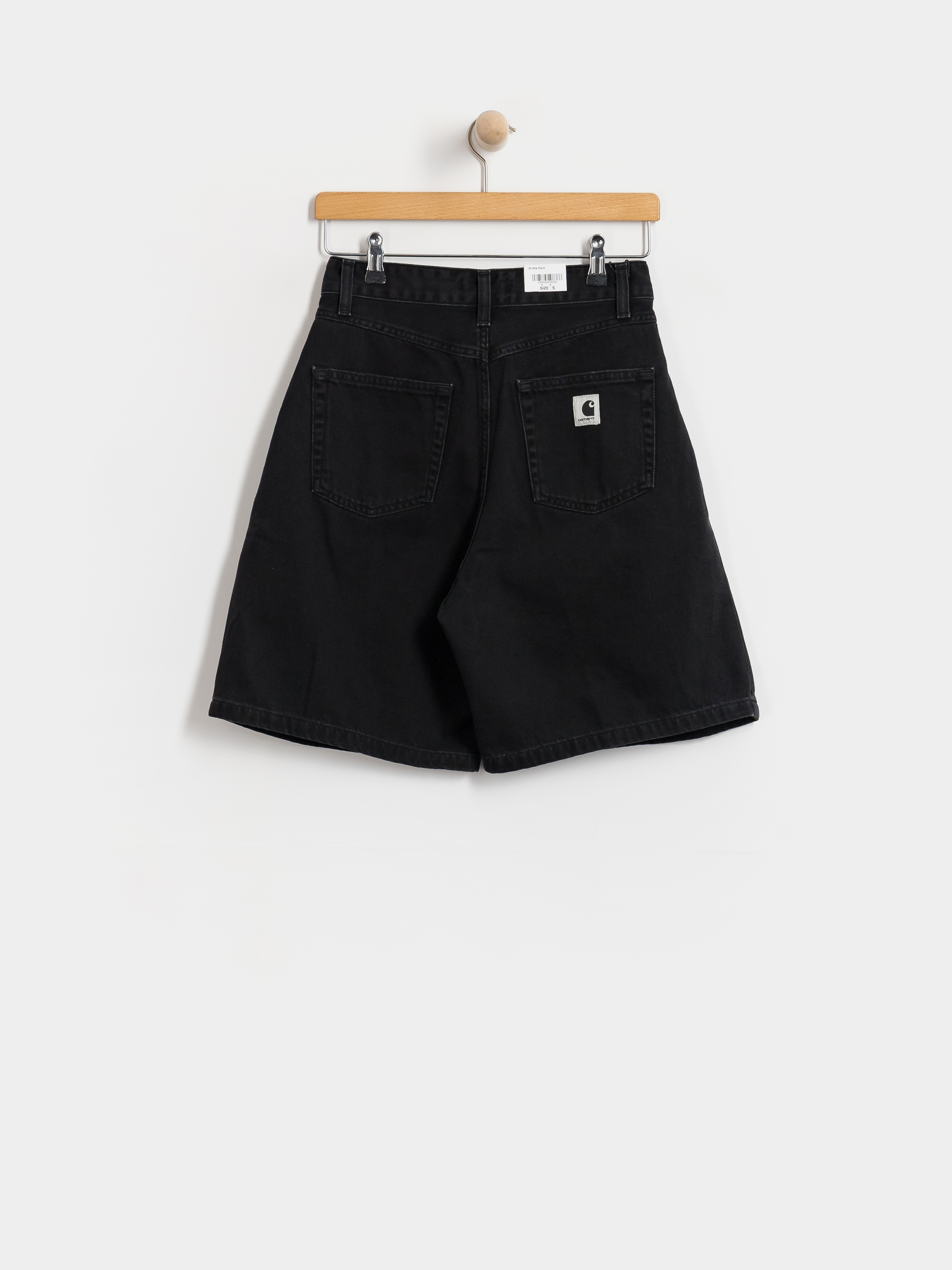 Kraťasy Carhartt WIP Alta Wmn (black stone washed)