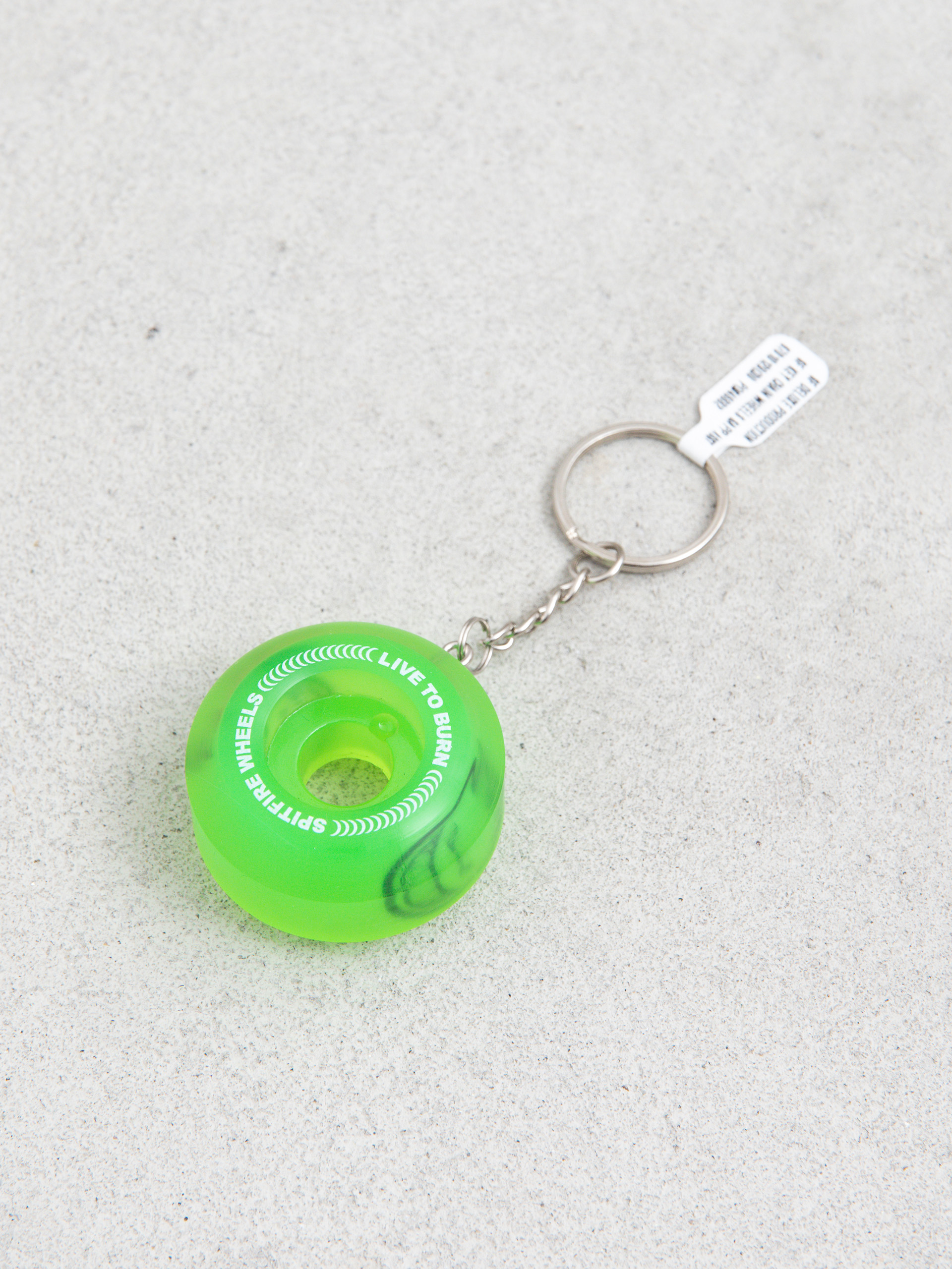 Klu00edu010denka Spitfire Wheel Keychain (transparent green)