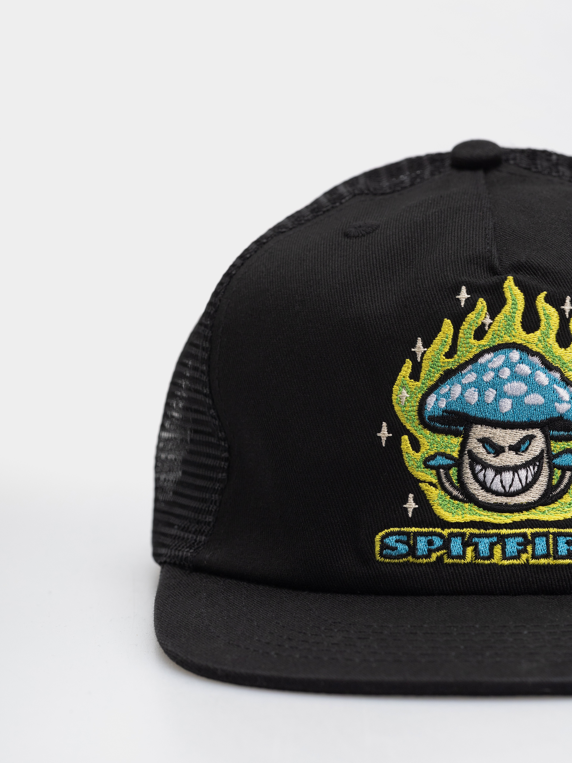 Kšiltovka  Spitfire Mushroom Bighead (black/blue/green)