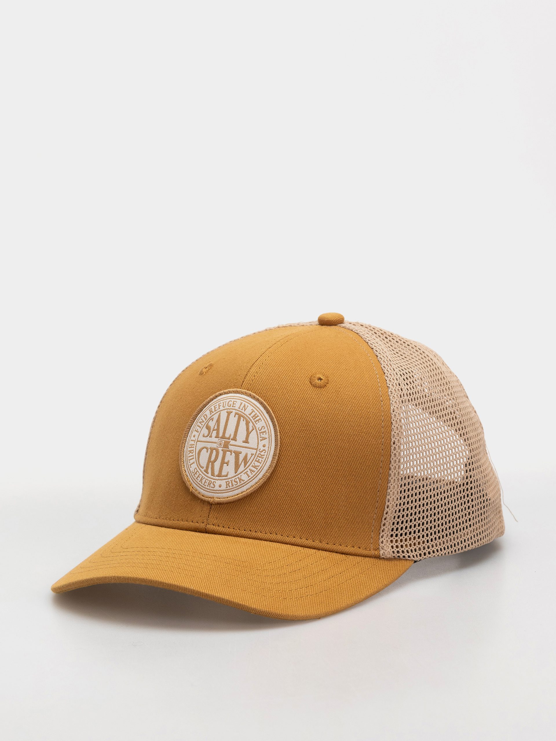 Kšiltovka  Salty Crew Global Trucker (bone brown)
