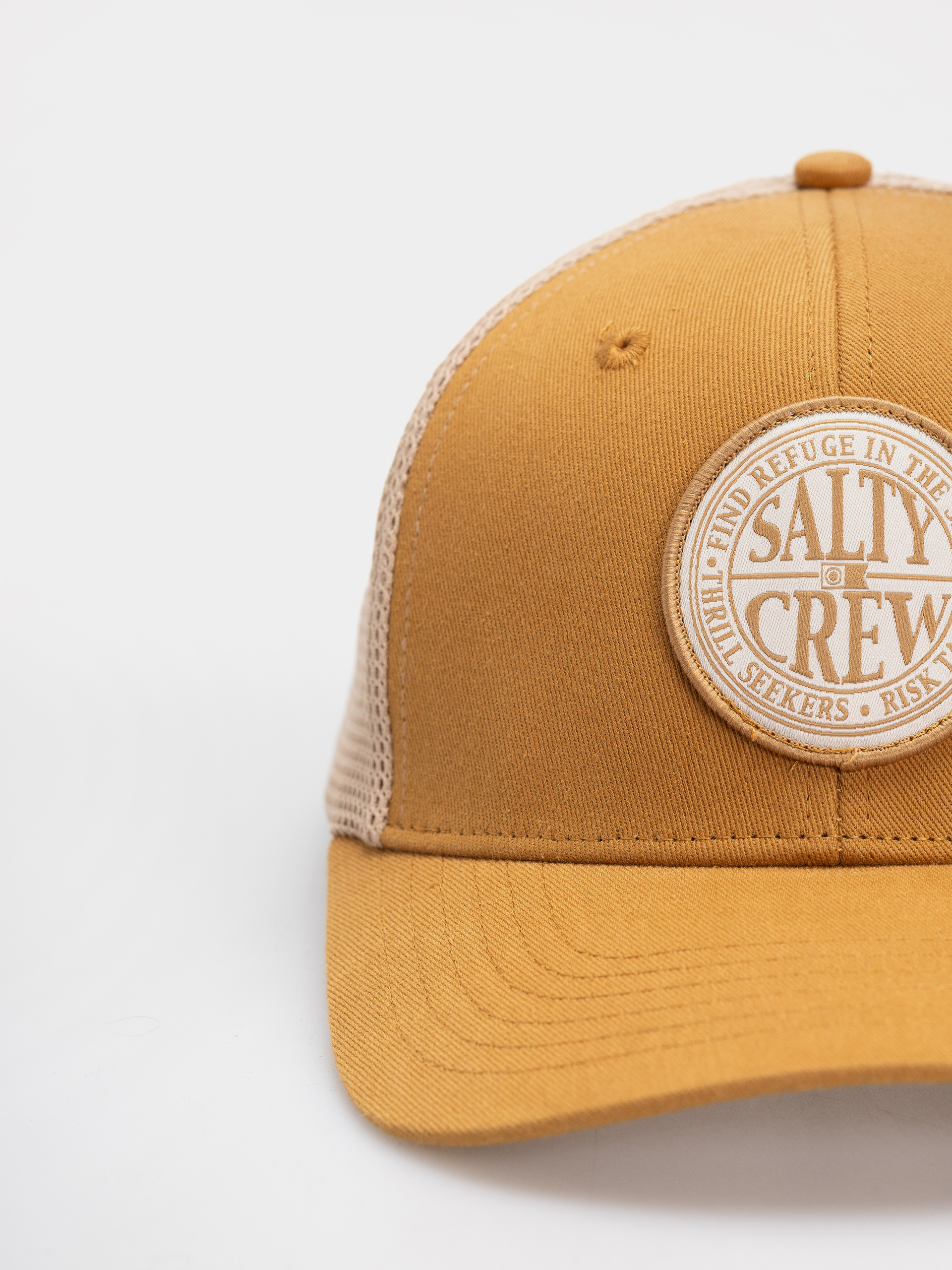 Kšiltovka  Salty Crew Global Trucker (bone brown)