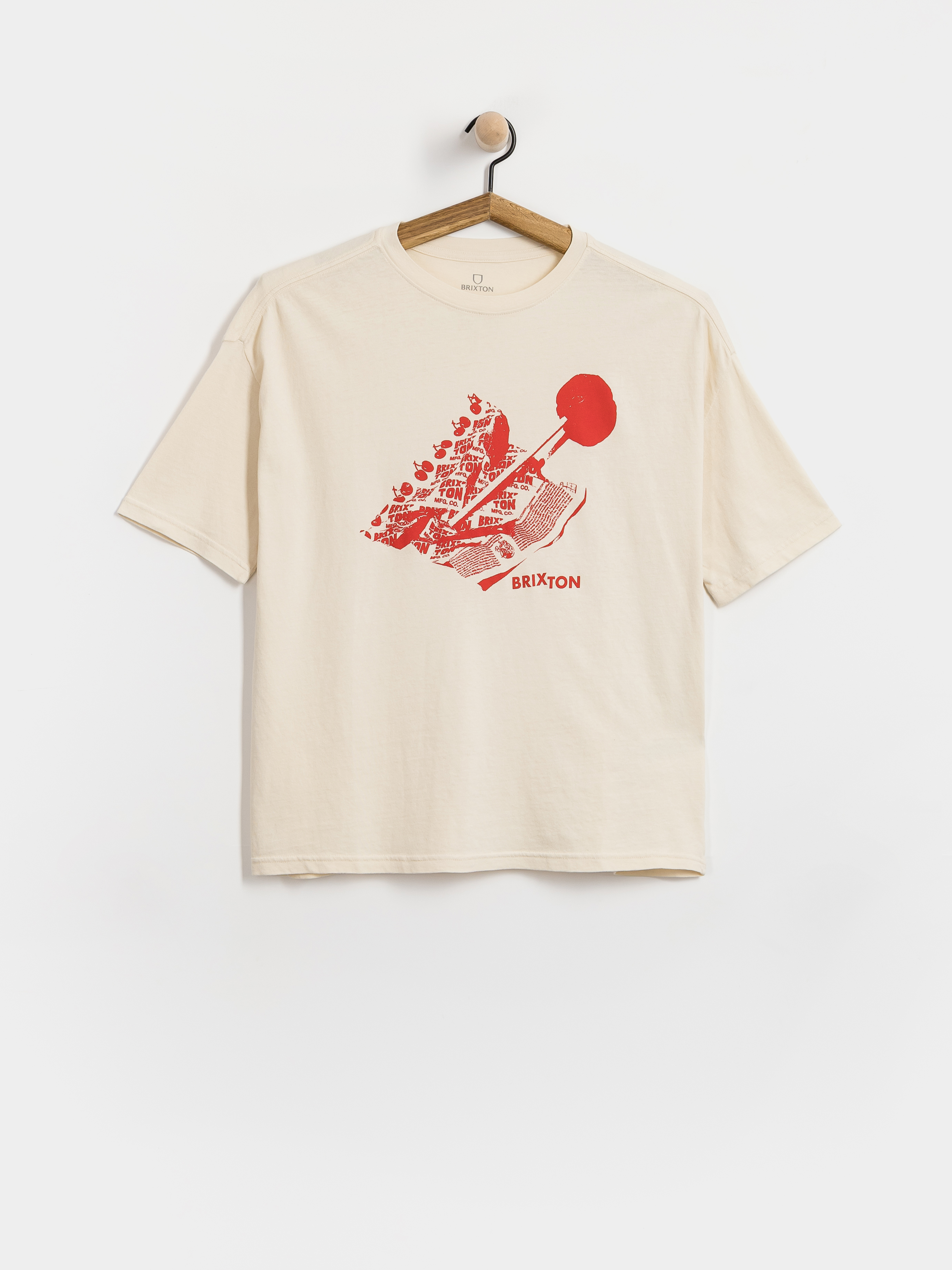 Tričko Brixton Sweet Treat Oversized Bf Wmn (whitecap)