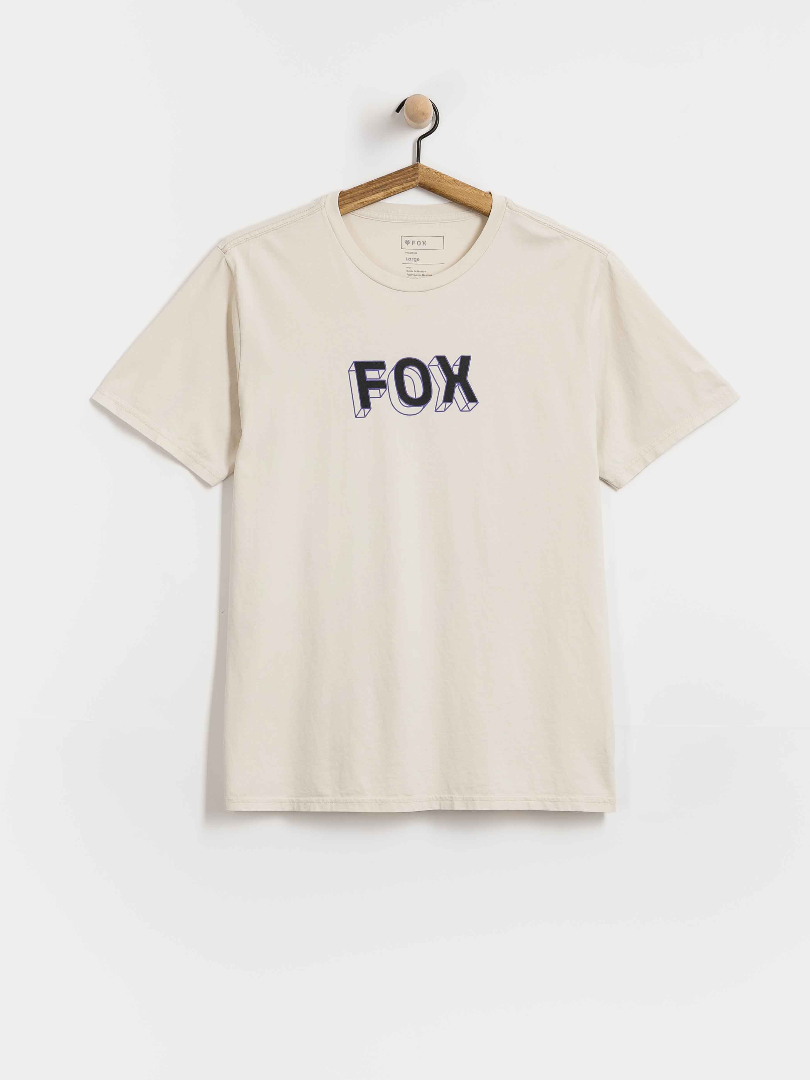 Tričko Fox Image Print 195 (chalk)