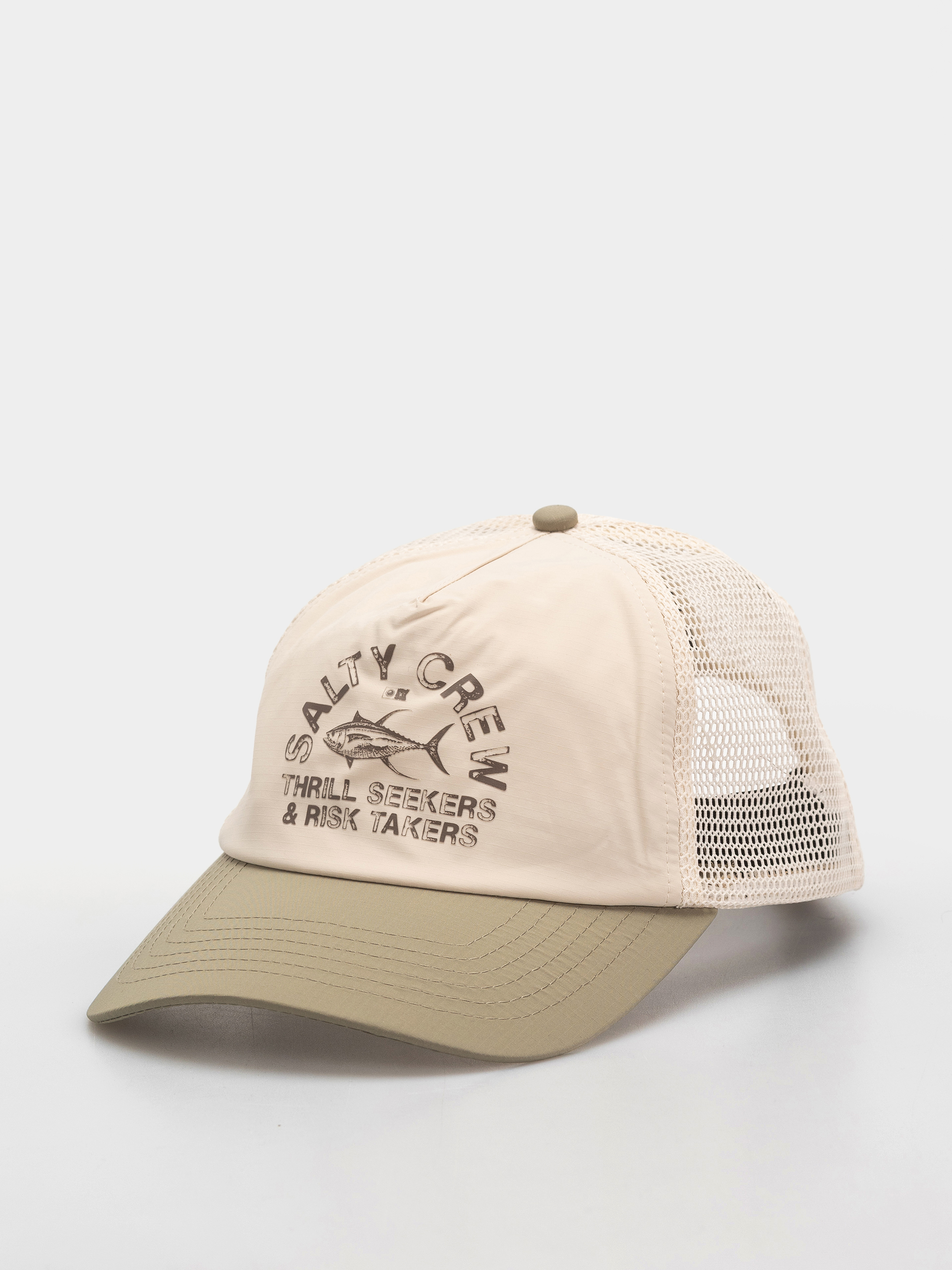 Kšiltovka  Salty Crew Stamped Trucker (off white/fern)